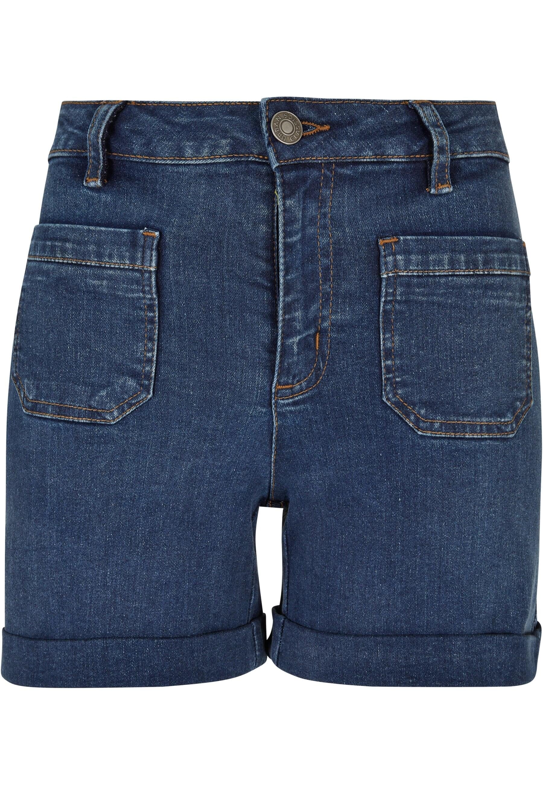 URBAN CLASSICS Shorts "Urban Classics Damen Ladies Vintage Denim Shorts" günstig online kaufen
