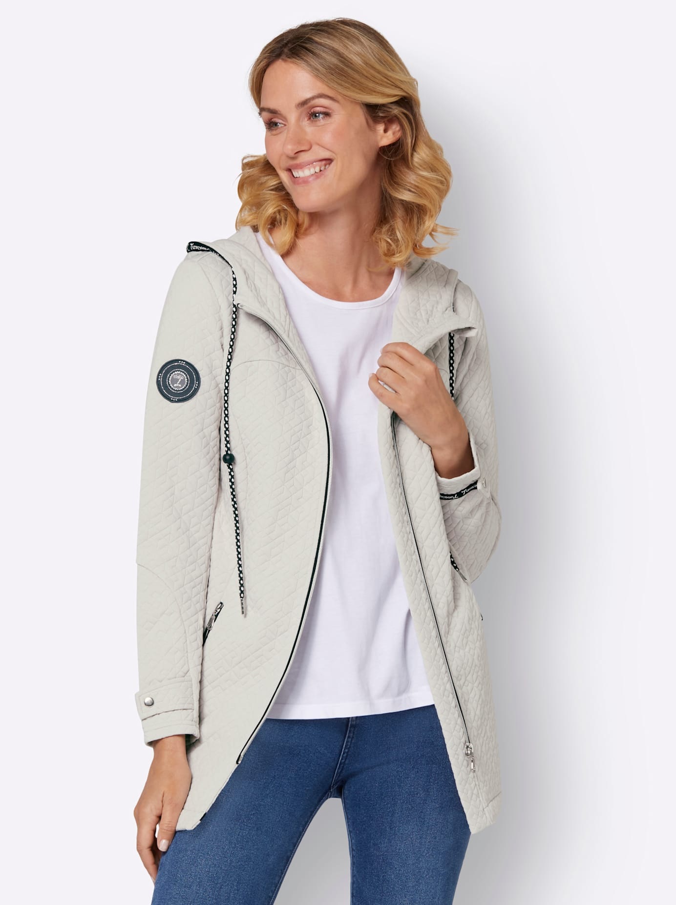 Casual Looks Shirtjacke "Jersey-Jacke", (1 tlg.) günstig online kaufen