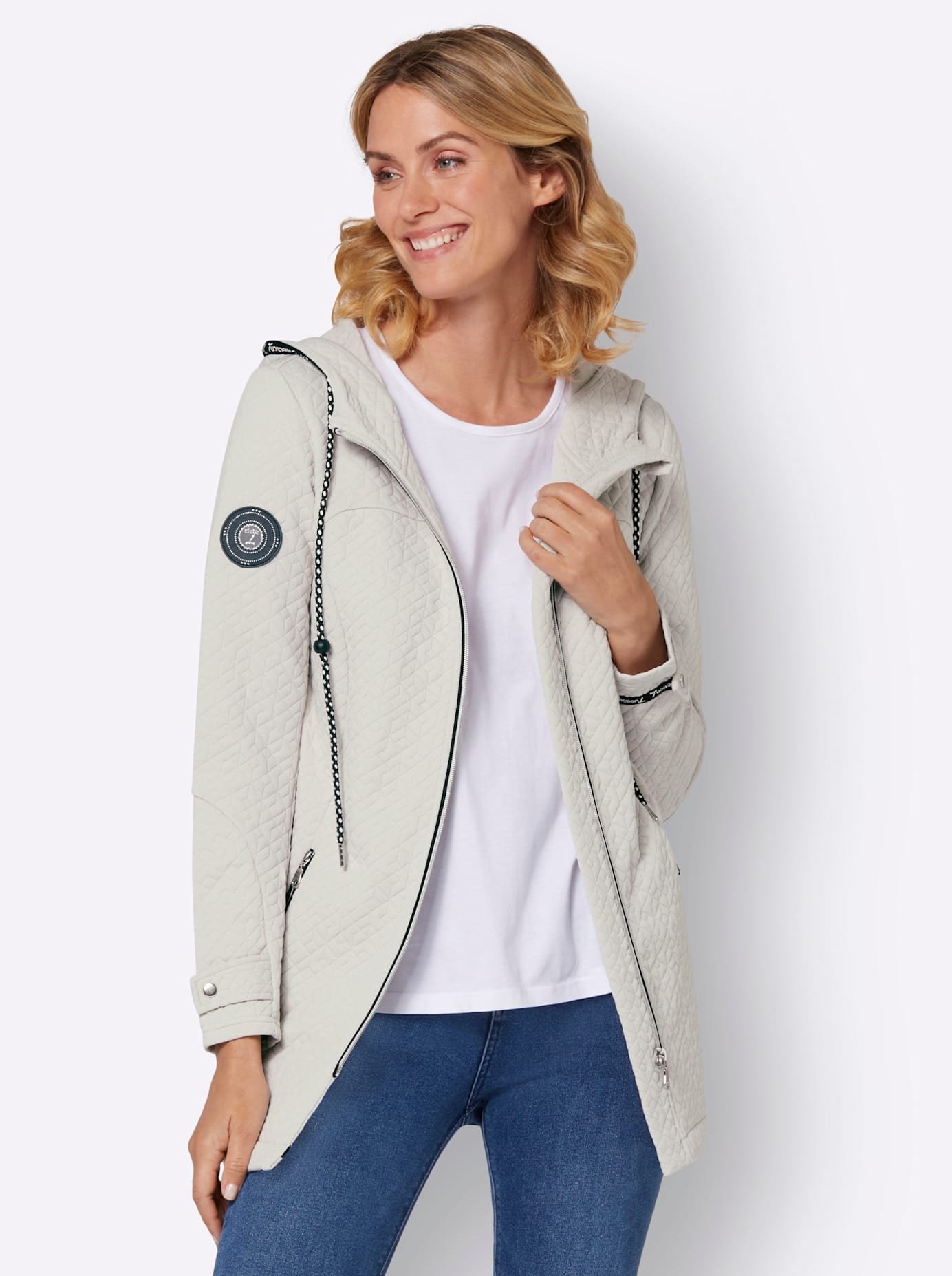 Casual Looks Shirtjacke "Jersey-Jacke" günstig online kaufen