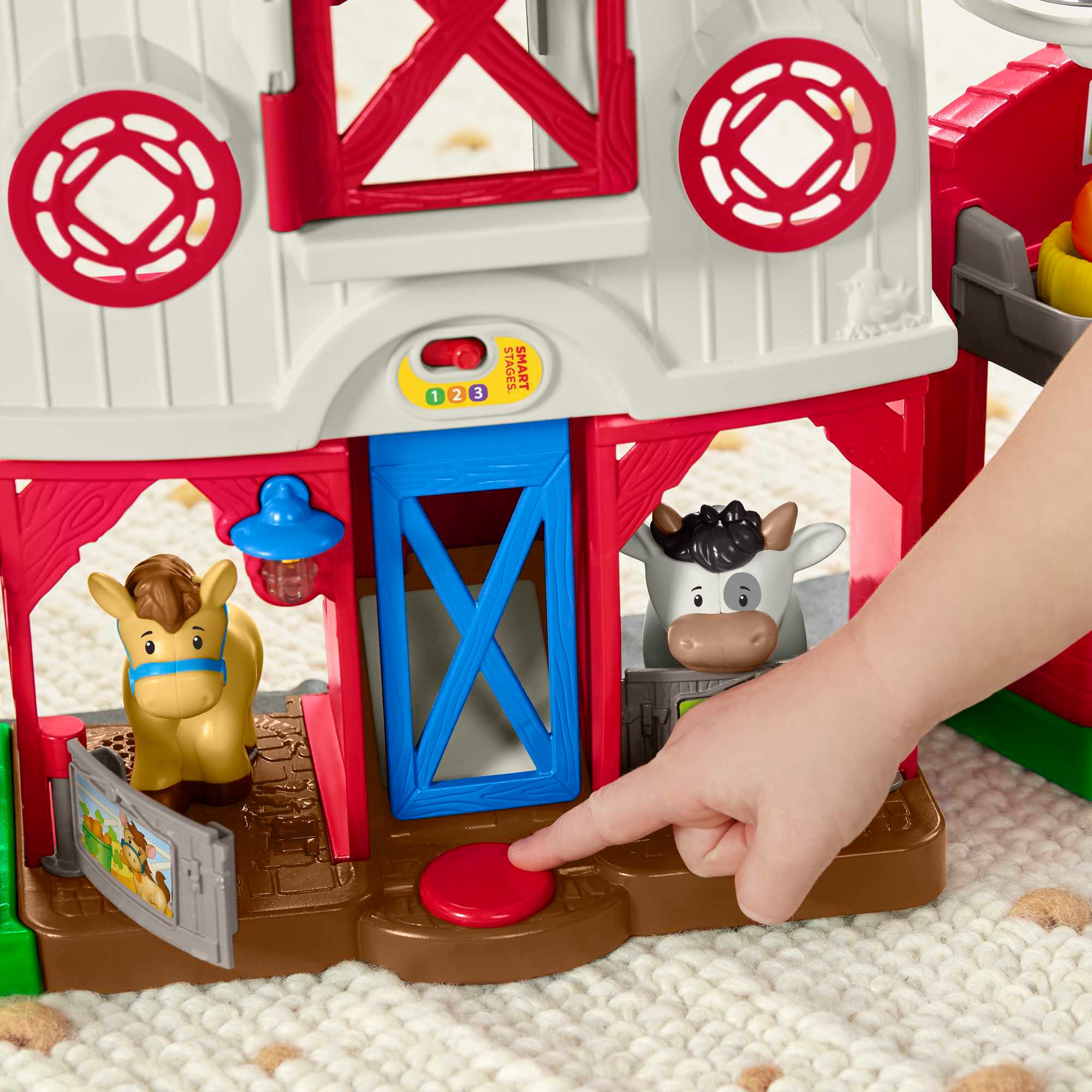 Fisher-Price® Lernspielzeug »Little People Bauernhof«, mit Licht und Sound, inklusive Tiere