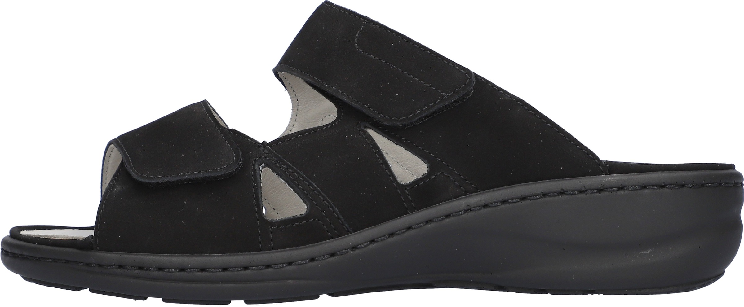 Waldläufer Pantolette »HERIA«, Sommerschuh, Komfortschuh, Hausschuh in Weite H, mit Klettverschlüsse