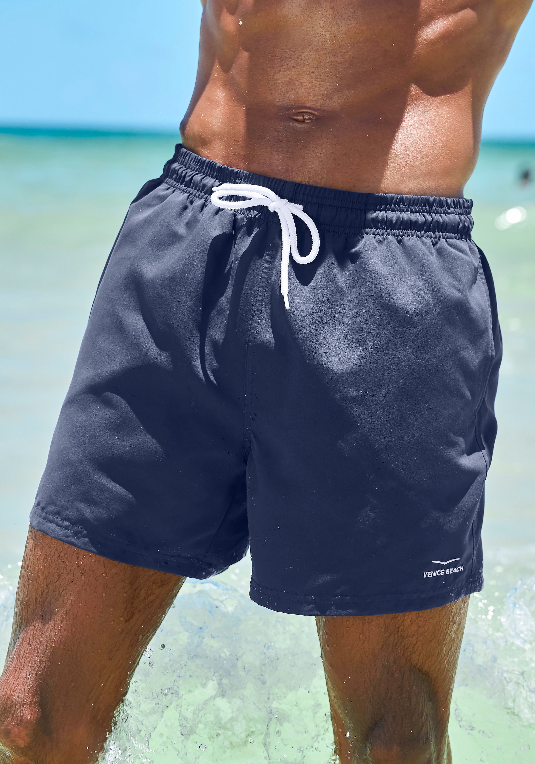 Badeshorts, mit Marken-Logo