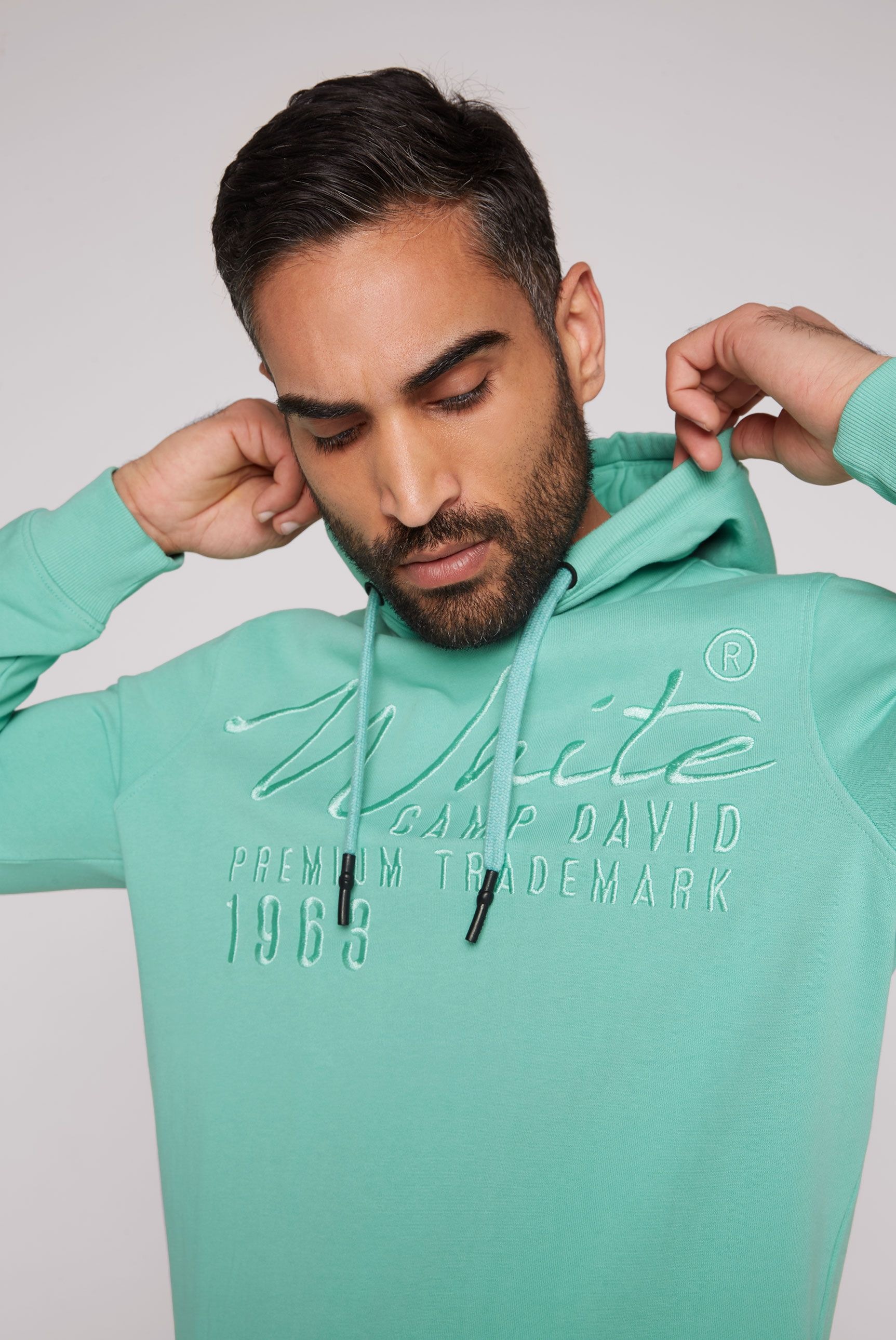 CAMP DAVID Kapuzensweatshirt, mit Logostickerei | kaufen ▷ BAUR