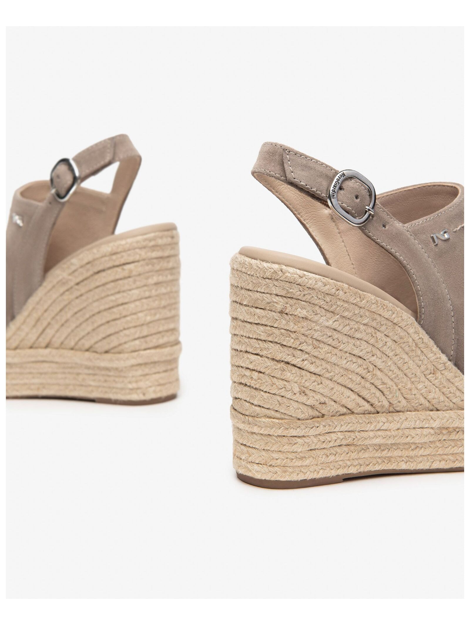 Nero Giardini Peeptoepumps »Nero Giardini Sandalen Veloursleder«