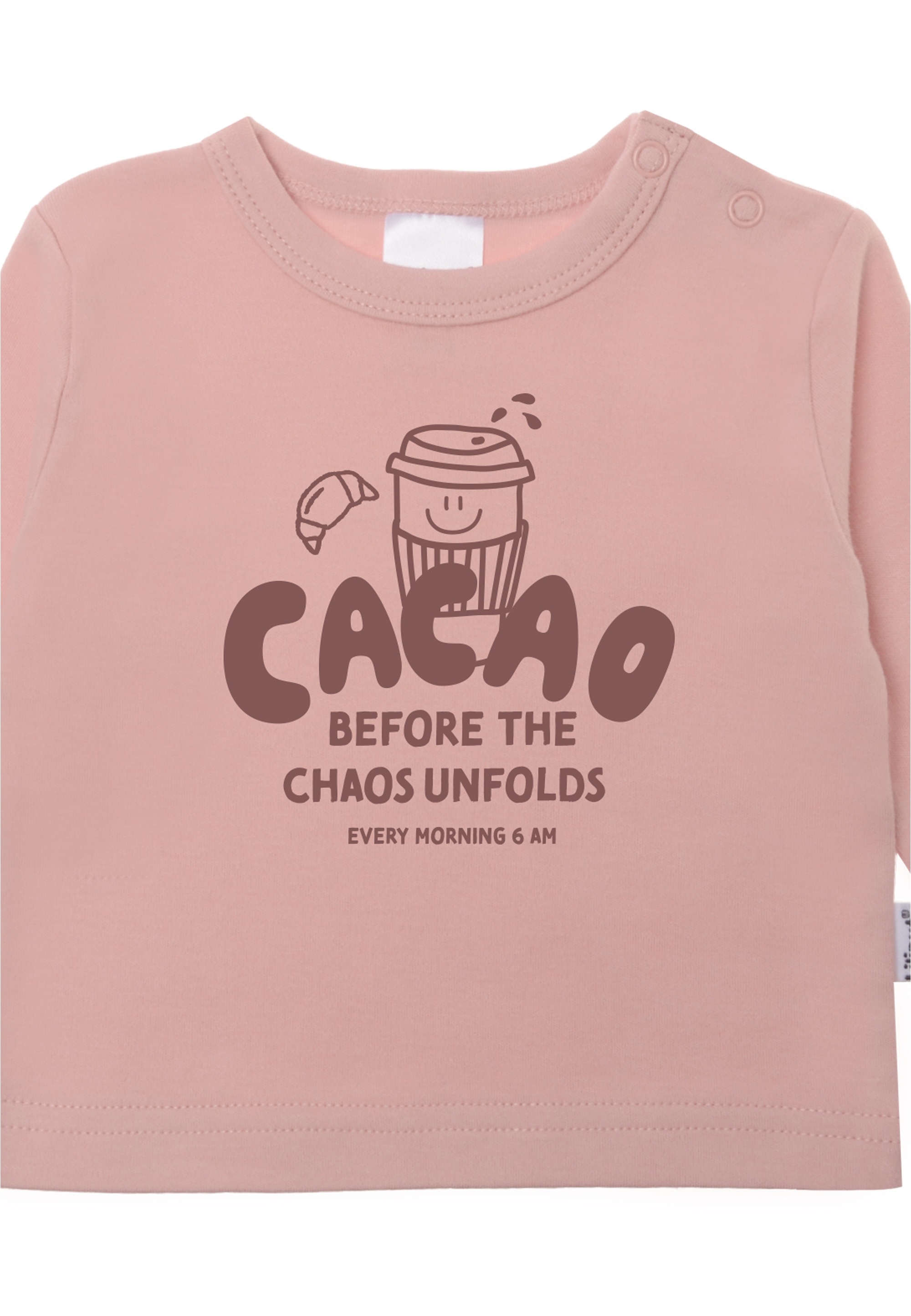 Liliput Langarmshirt »Cacao« mit praktischen Druckknöpfen an der Schulter