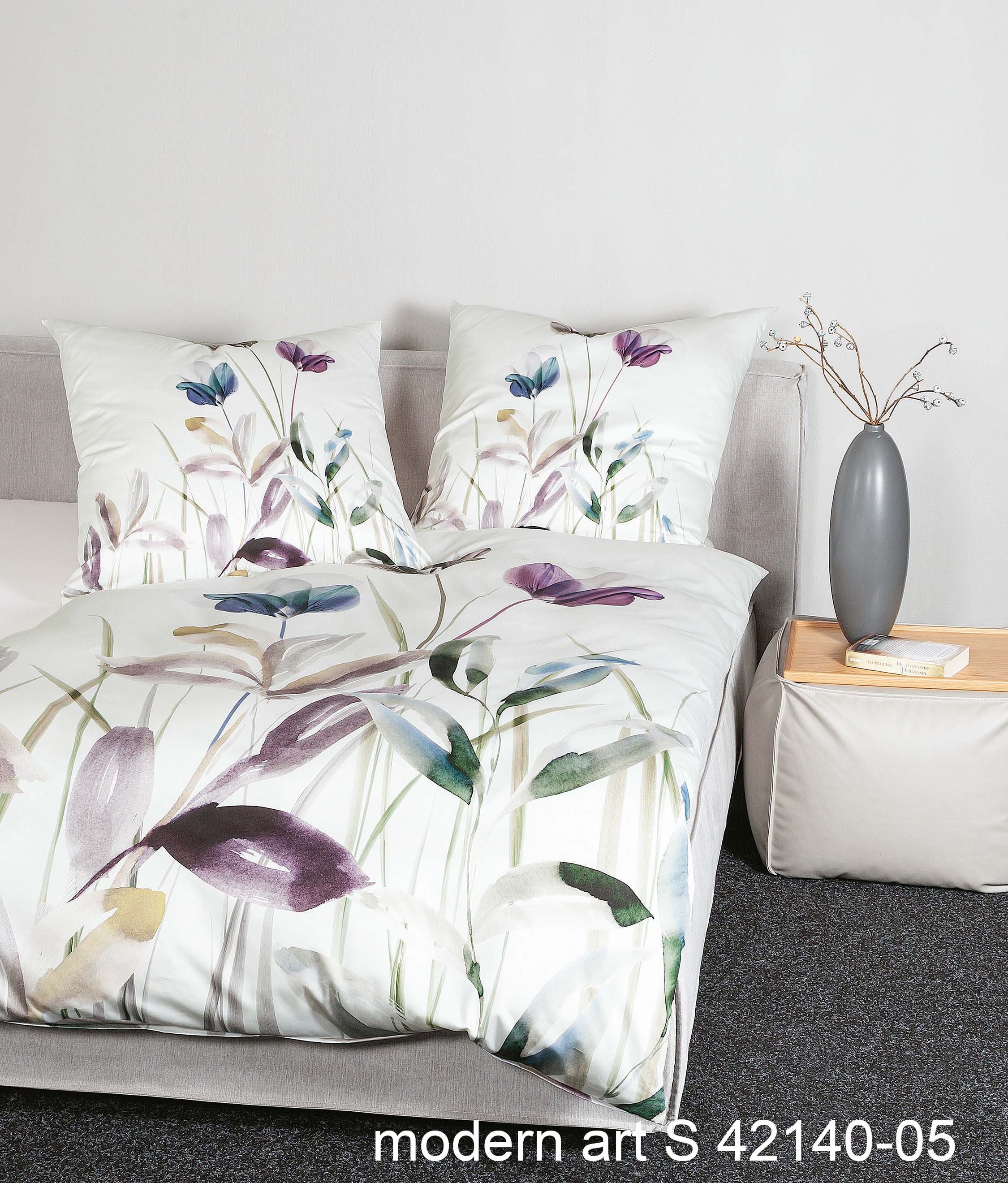 Janine Bettwäsche »Mako-Satin42140 05«, mit Reissverschluss