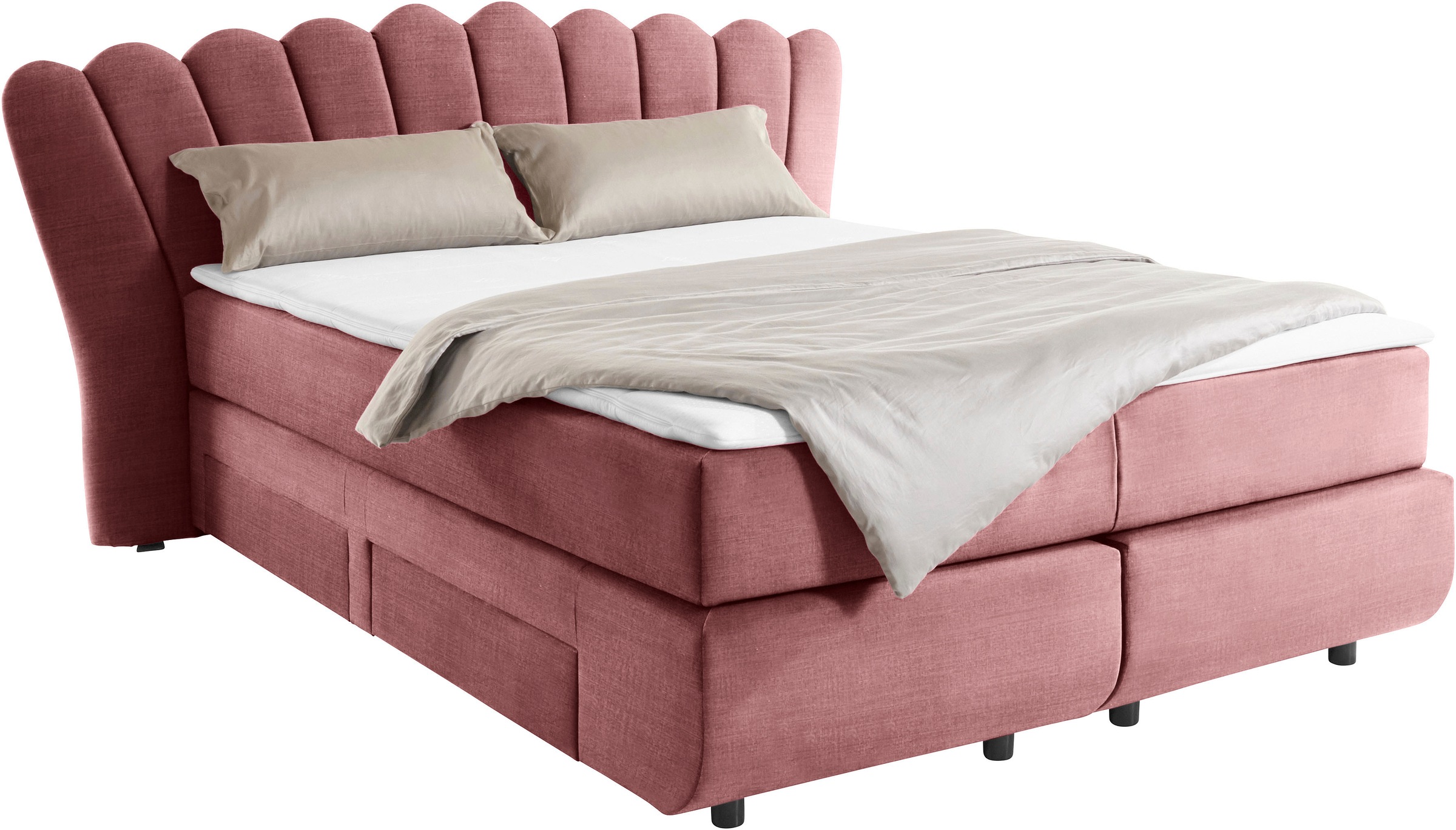 Leonique Boxbett »Fleurir«, Breite 140 cm, Topper, 3 verschiedene Liegebreiten: 90,... kaufen