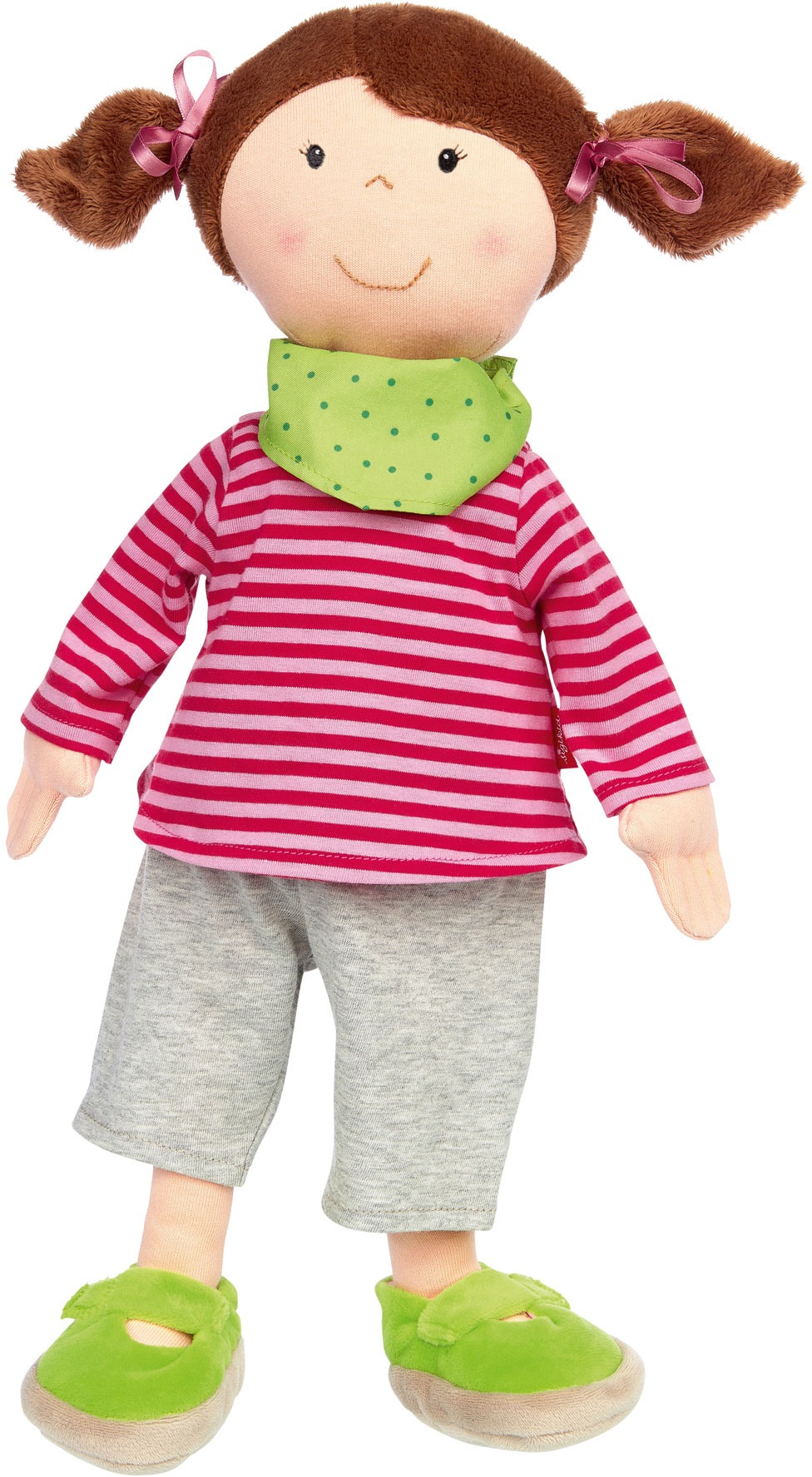 Sigikid Stoffpuppe »Quendy, pink/grau« | BAUR