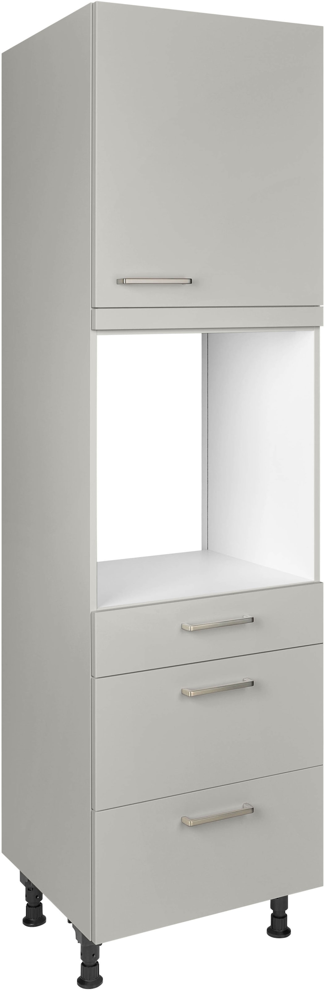 nobilia ""Touch", Ausrichtung wählbar, mit Schublade und zwei Auszügen und" einer Tür, vormontiert, Breite/Höhe: 60/216,6 cm