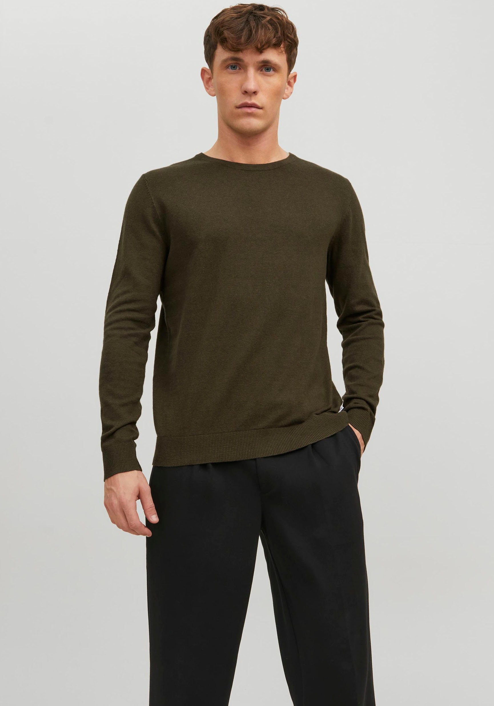 Jack & Jones Rundhalspullover EMIL KNIT günstig online kaufen