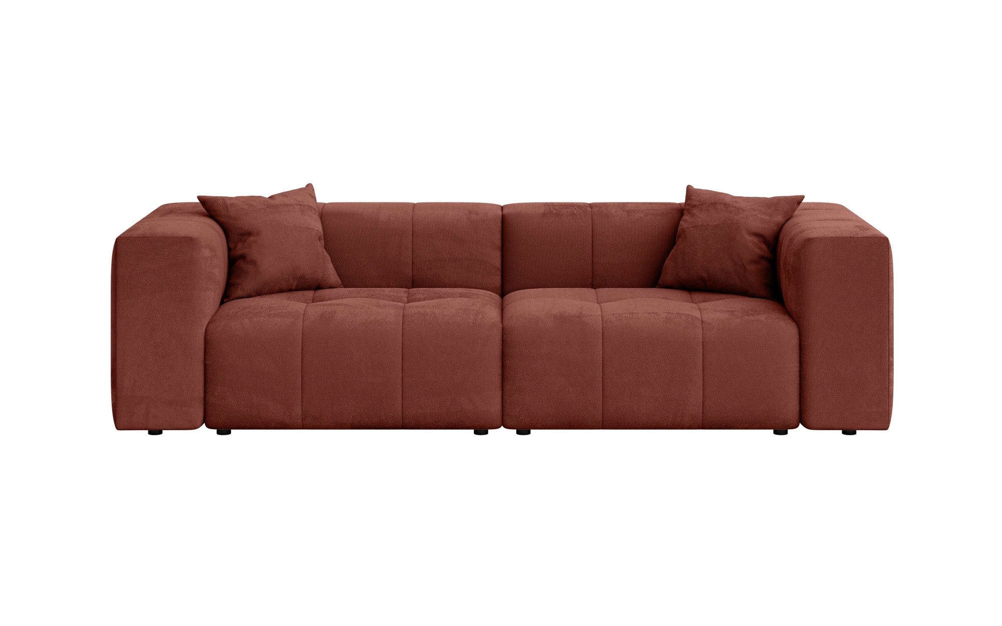 Home affaire 3-Sitzer »ERIZ Big Sofa, XXL, auch in Bouclé«, moderne Steppung, incl. 2 Zierkissen, B/T/H: 278/104/70 cm