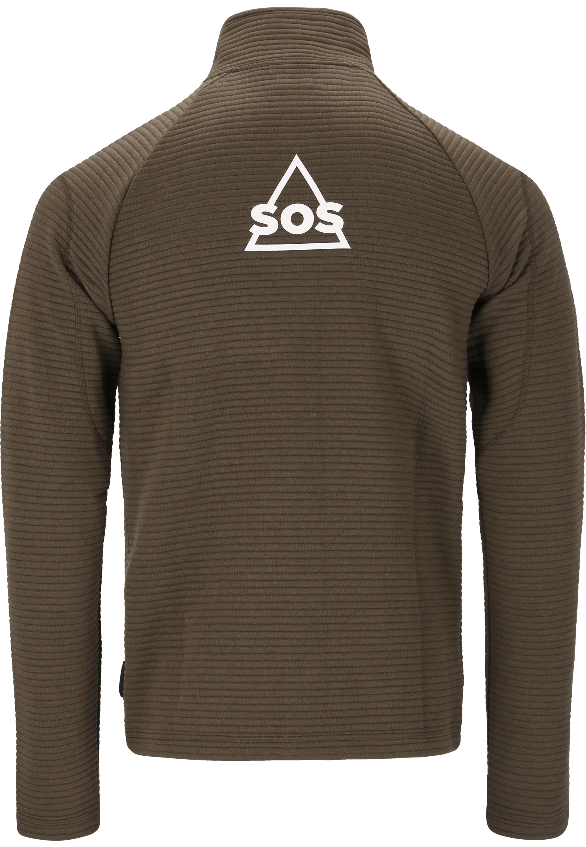 SOS Sweatjacke »Muju«, mit stilvollem Logodetail