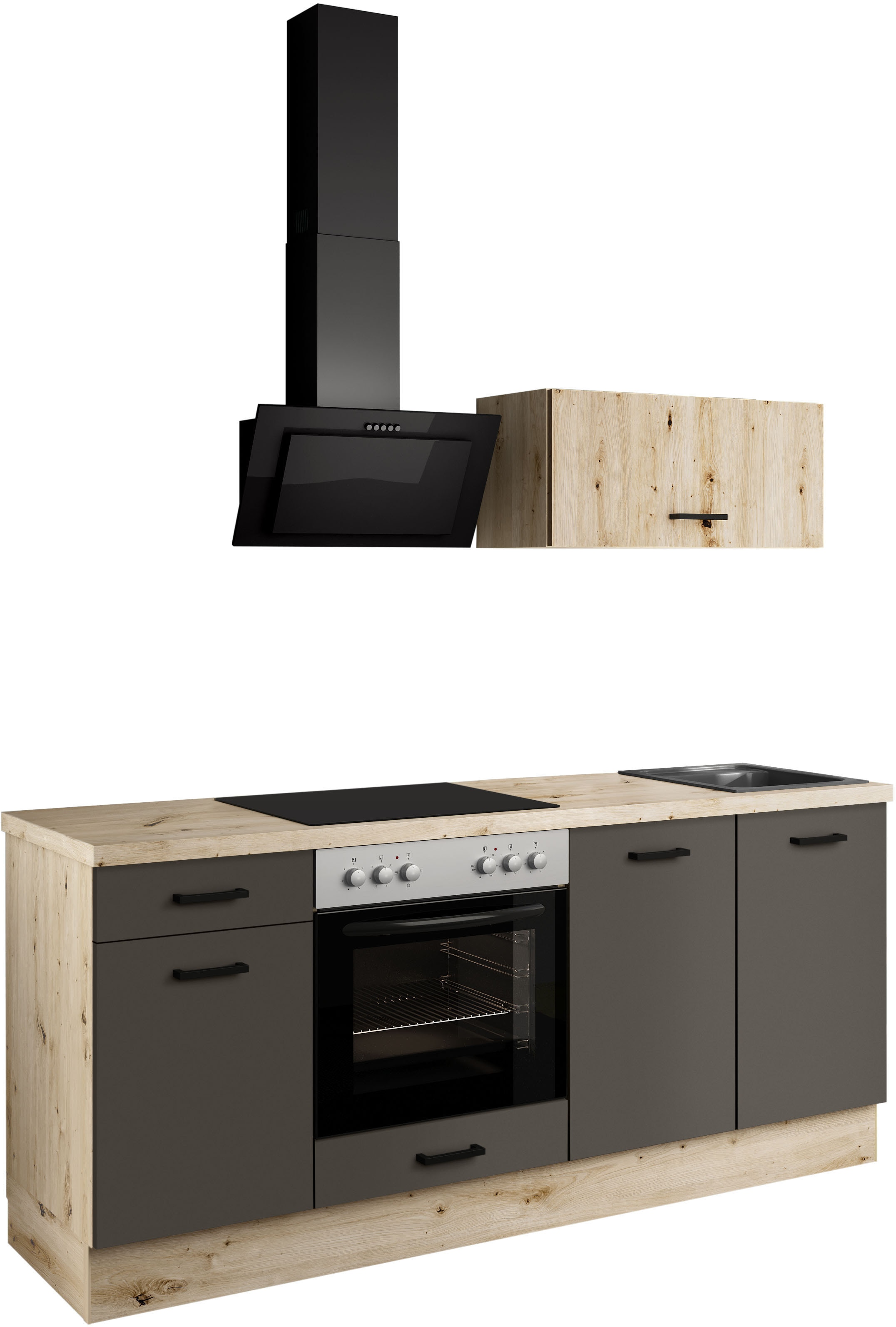 IMPULS KÜCHEN Küchenzeile ""Lissabon", Ausrichtung wählbar, Schubkästen mit günstig online kaufen