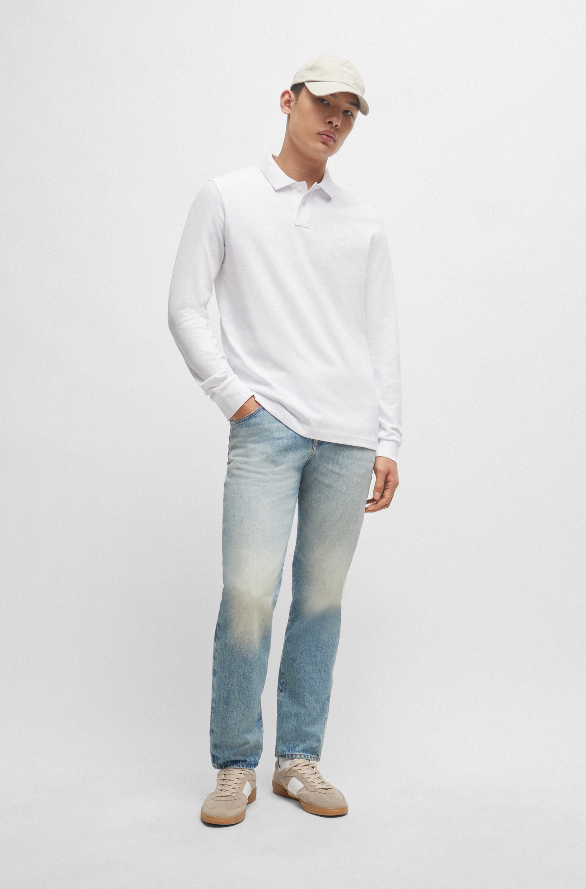 BOSS ORANGE Poloshirt »Passerby«, mit BOSS-Logobadge