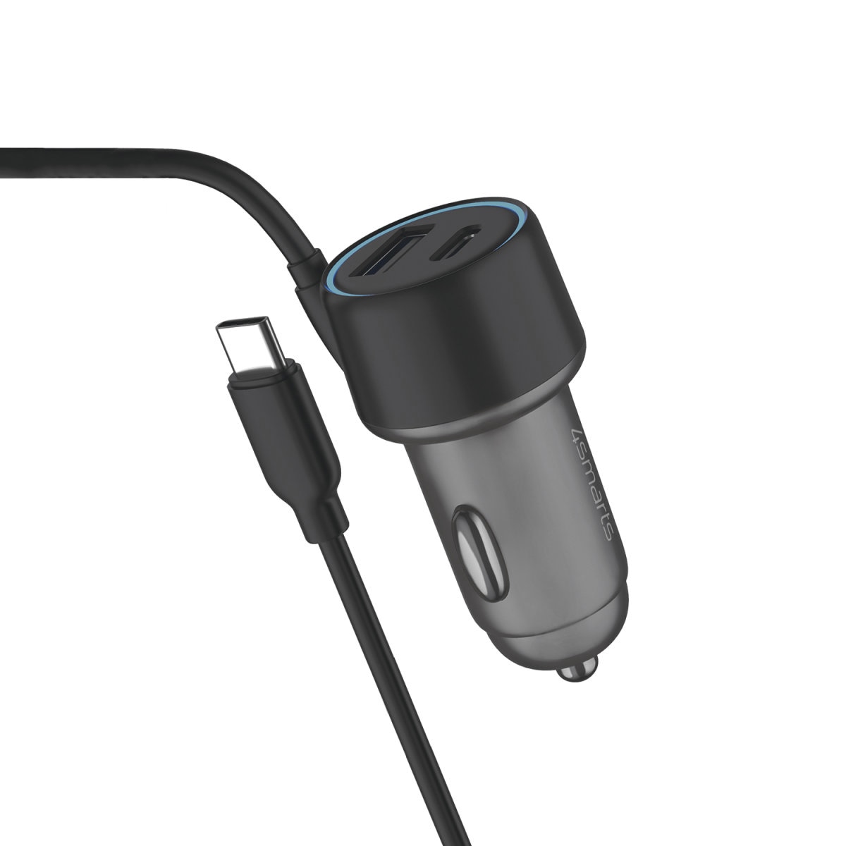 4smarts Wireless Charger »Qi2 Kfz Ladeset«, UltiMag-Ring, geeignet für Apple iPhone mit MagSafe