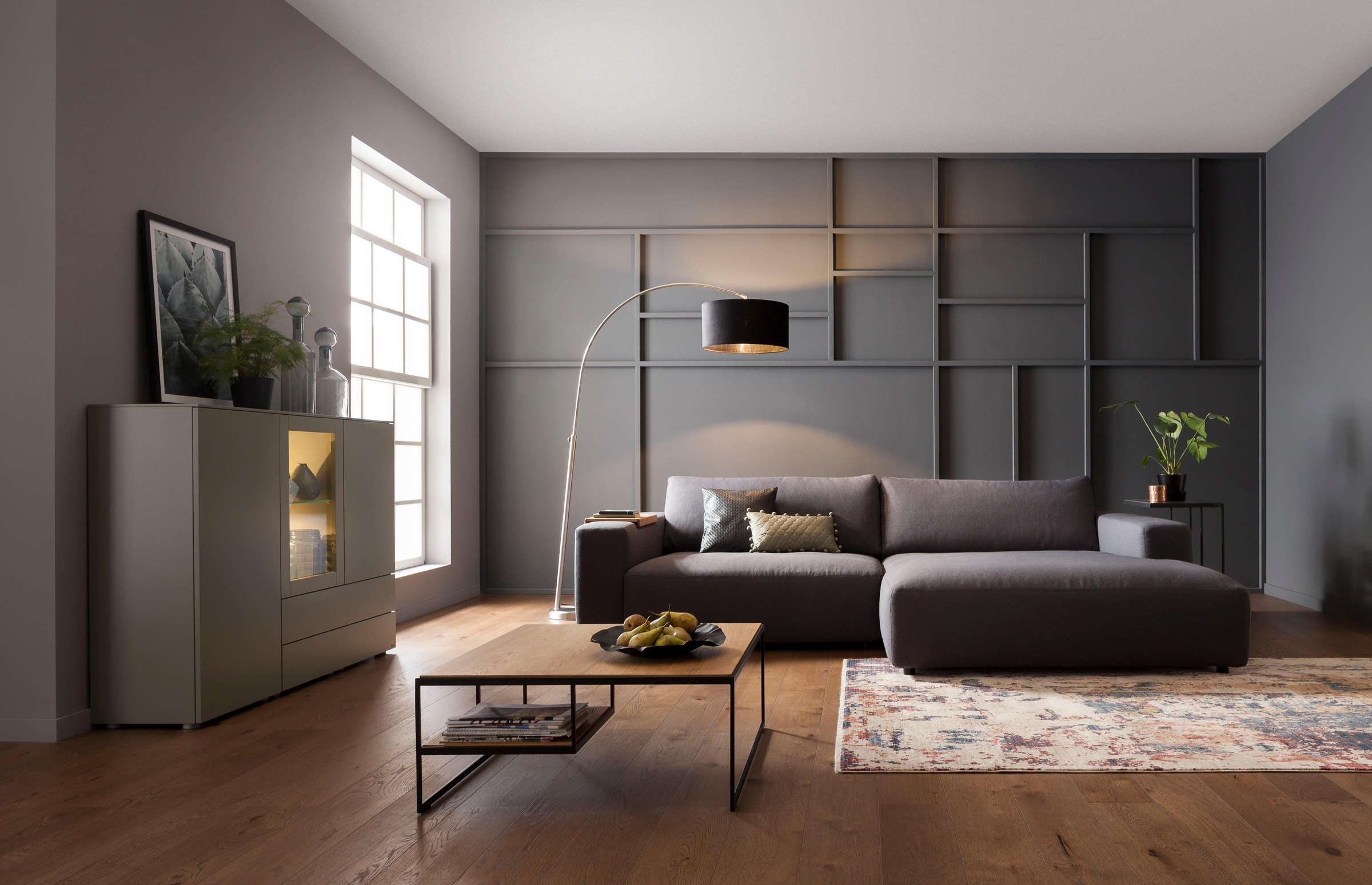 Musterring Ecksofa "LUCIA zeitlos, bequem, schöne Detailverarbeitung Breite 296cm, L-Form"