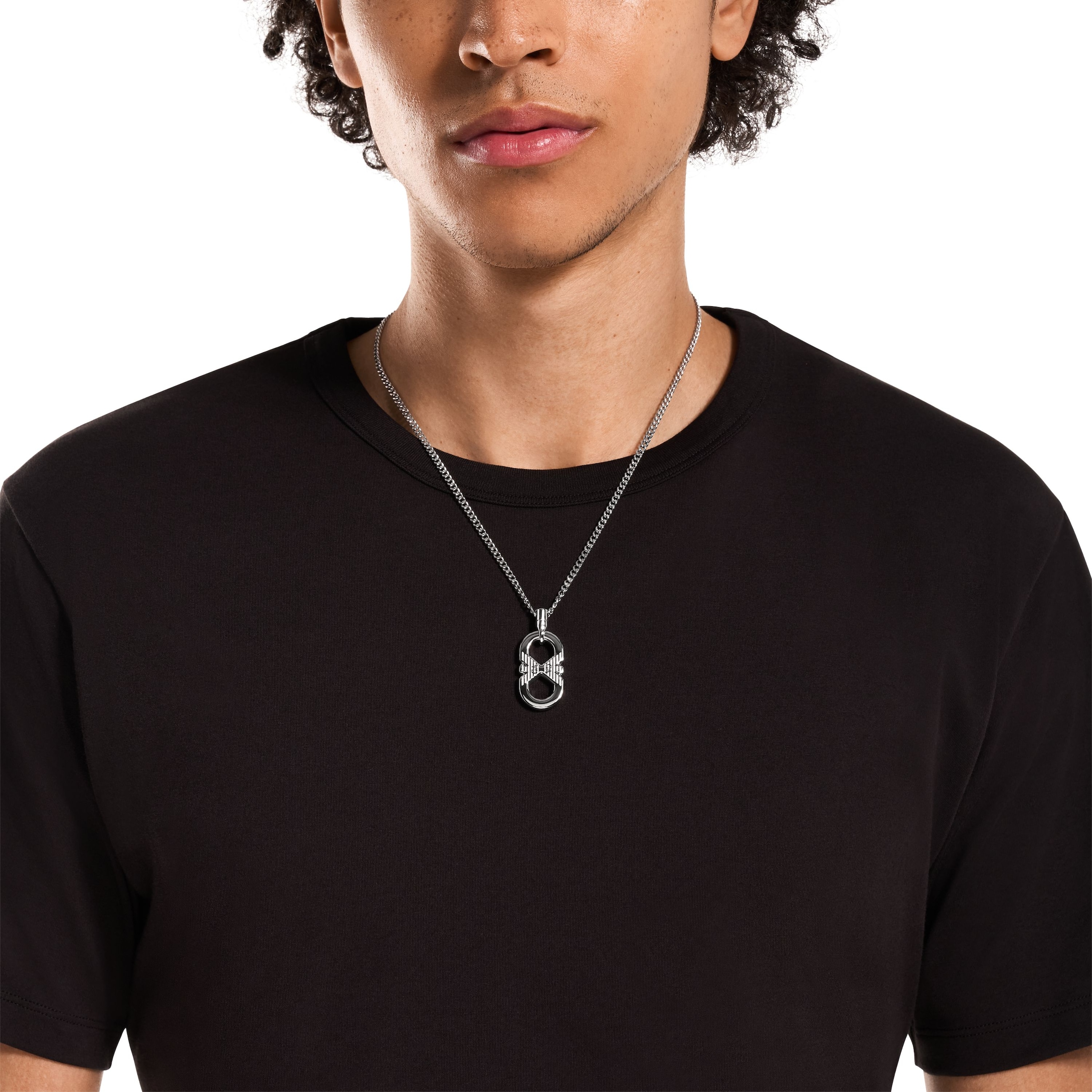 Emporio Armani Kette mit Anhänger »Schmuck Geschenk Edelstahl«