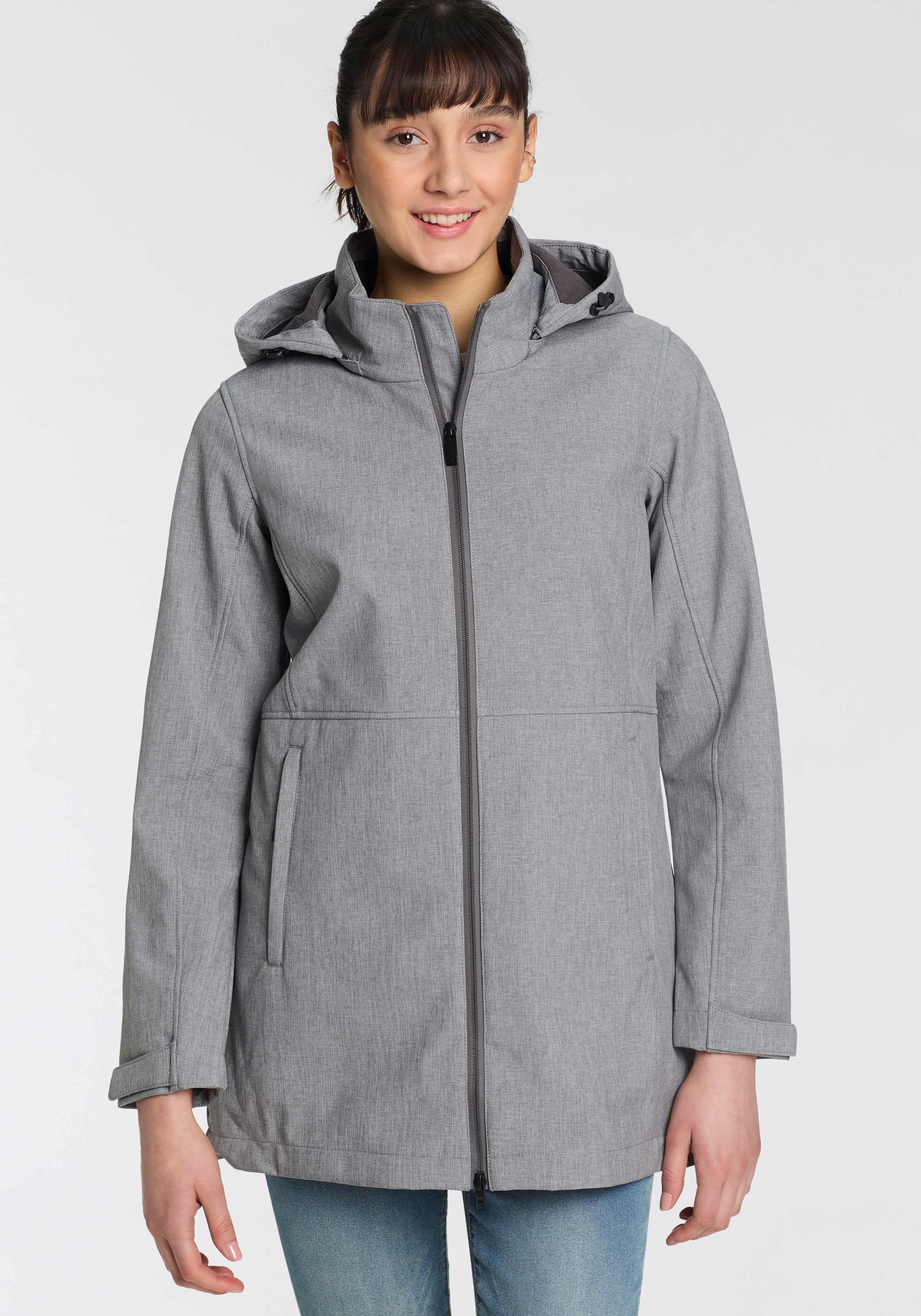 Killtec Parka "KOW 95 WMN SFTSHLL PRK", mit Kapuze