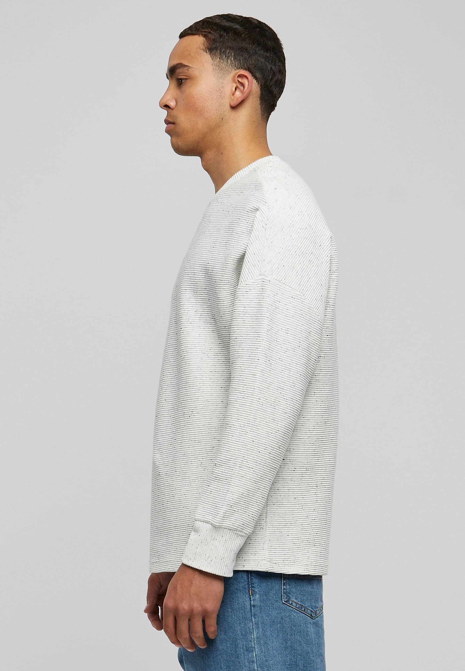 URBAN CLASSICS Rundhalspullover »Urban Classics Herren Cut On Sleeve Naps Interlock Crew«, (1 tlg.)