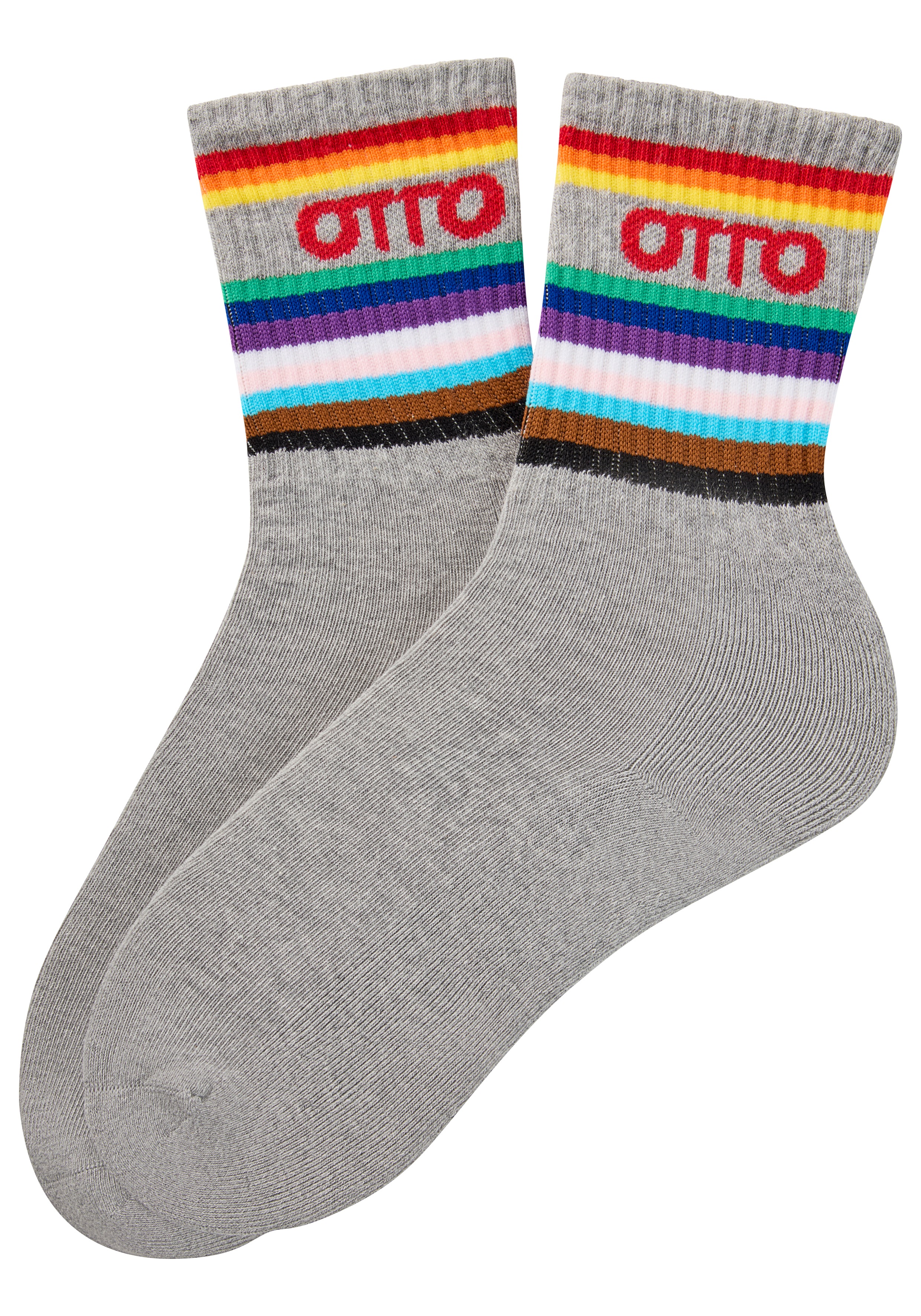 Thumbnail - Capelli New York Socken Limited Edition Pride-Socken mit OTTO-Logo, hochwertige softe Qualität