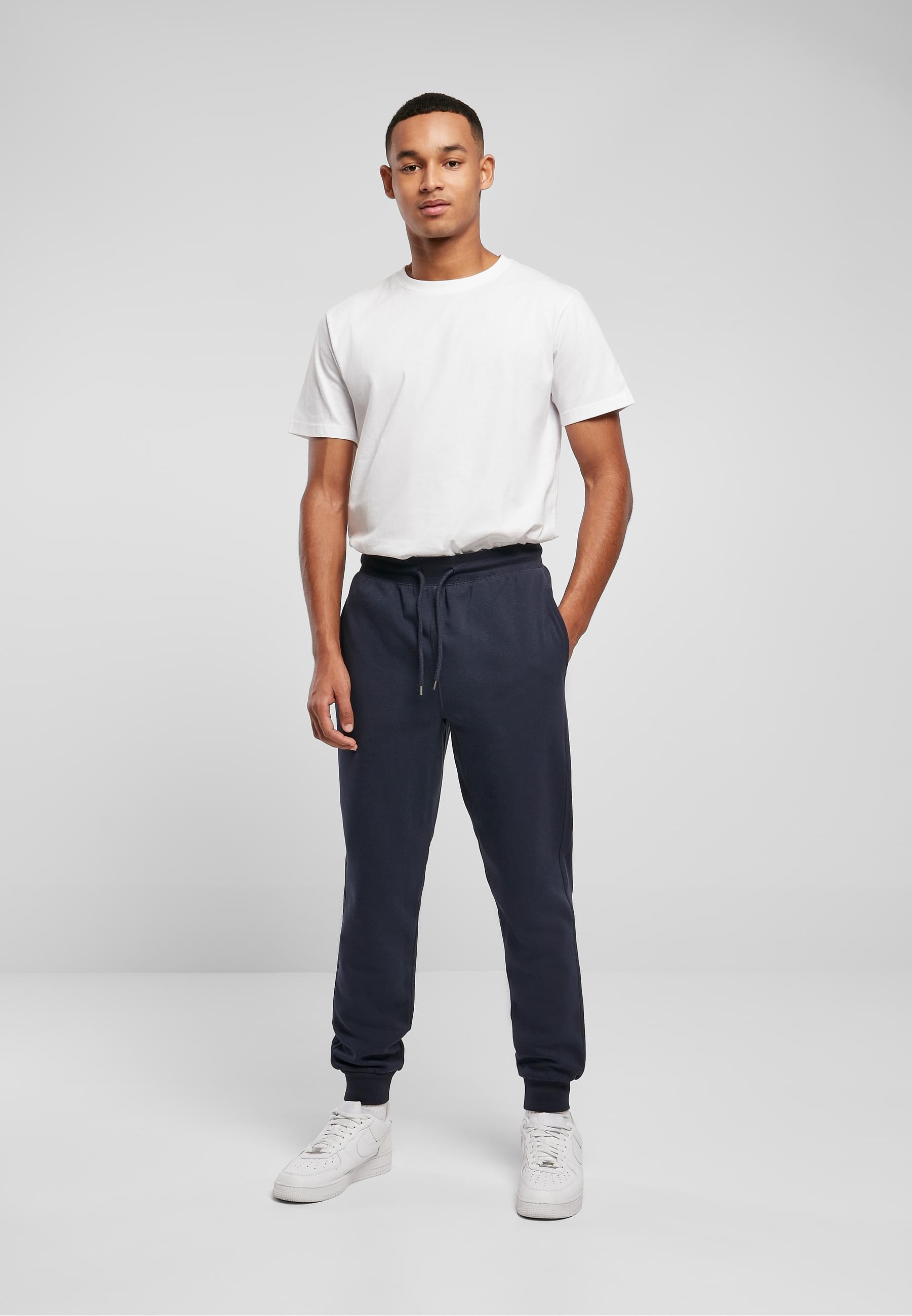URBAN CLASSICS Stoffhose »Urban Classics Herren Basic Sweatpants«, (1 tlg.)
