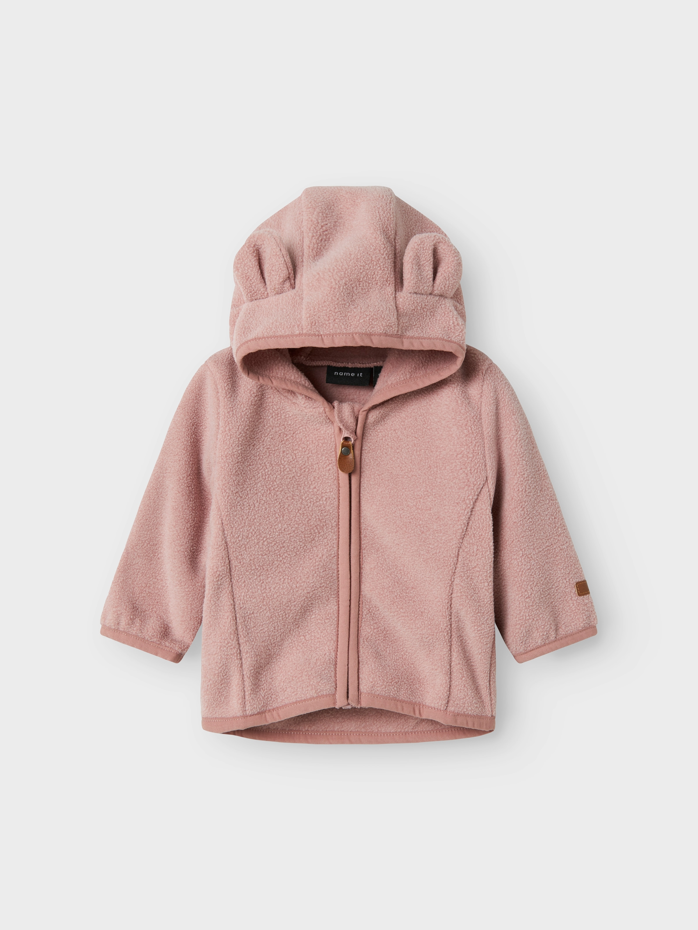 Name It Kapuzenfleecejacke »NBNMEEKO FLEECE JACKET MELANGE«, mit Kapuze