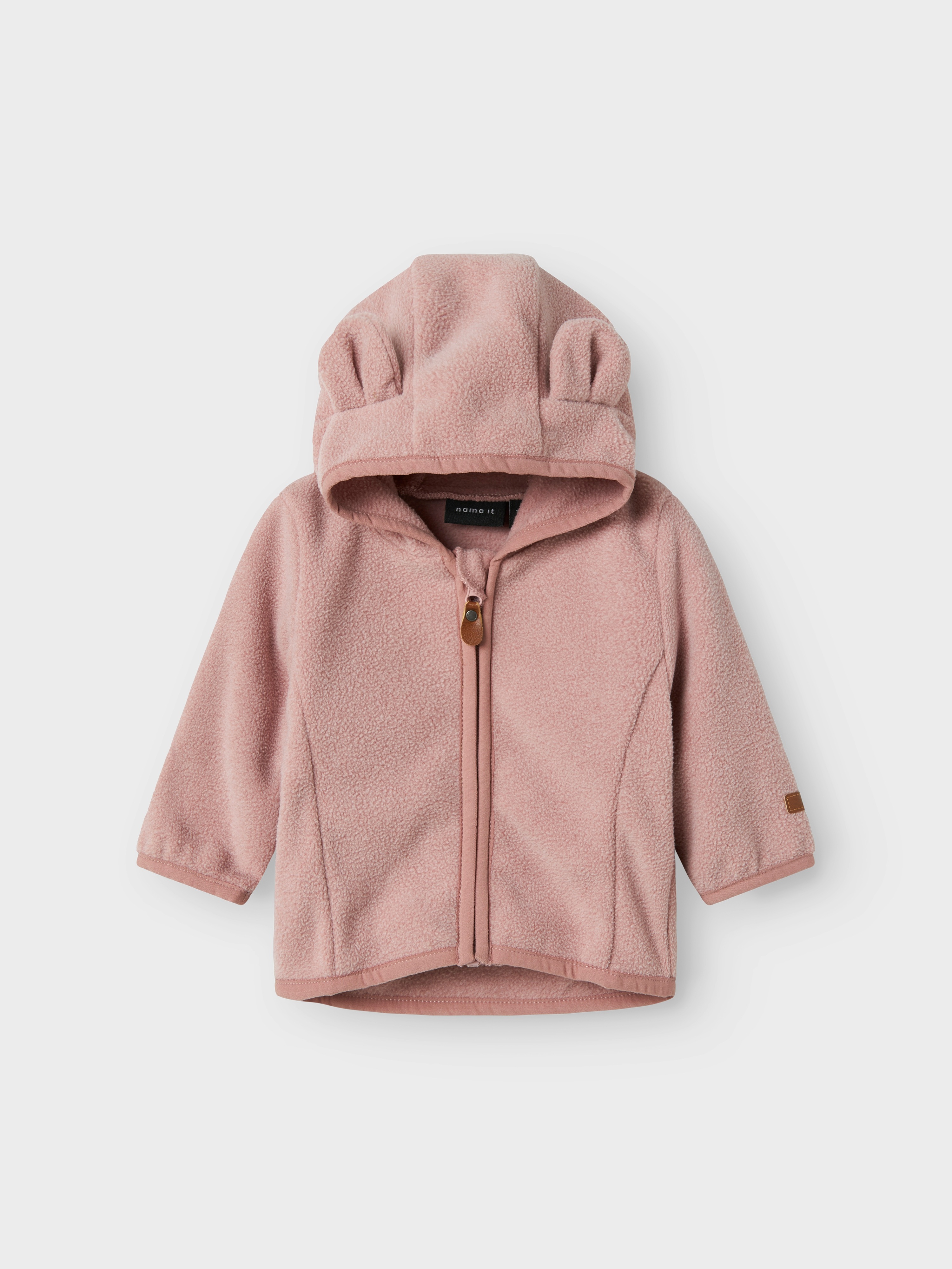 Thumbnail - Name It Kapuzenfleecejacke "NBNMEEKO FLEECE JACKET MELANGE" mit Kapuze