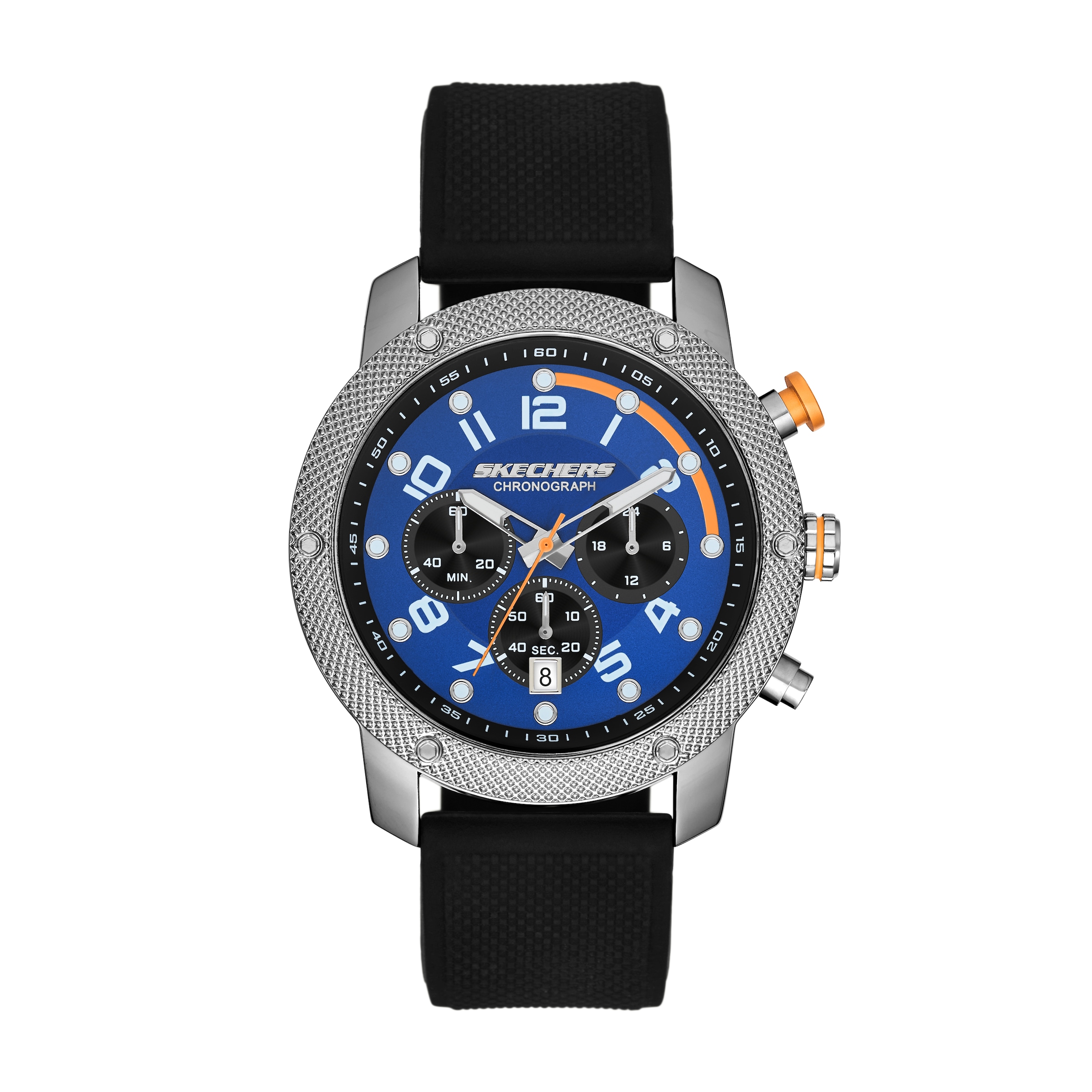 Skechers Chronograph »Kildare« Quarzuhr, Armbanduhr, Silikonarmband, analog, Tag, Stoppfunktion