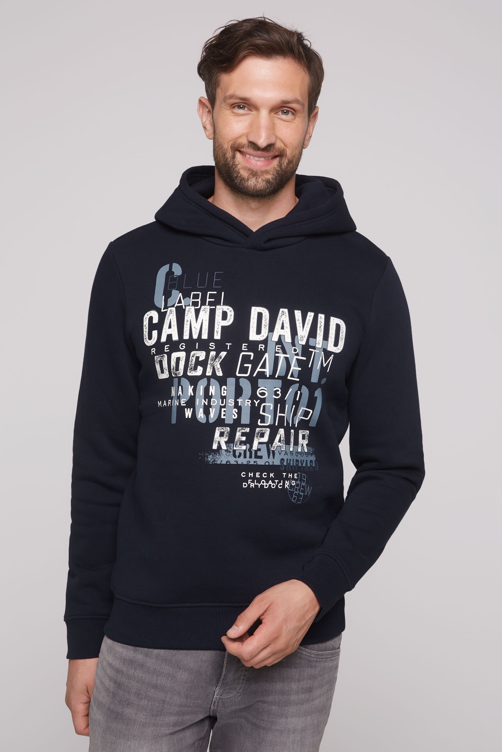 CAMP DAVID Kapuzensweatshirt, mit weicher Innenseite günstig online kaufen