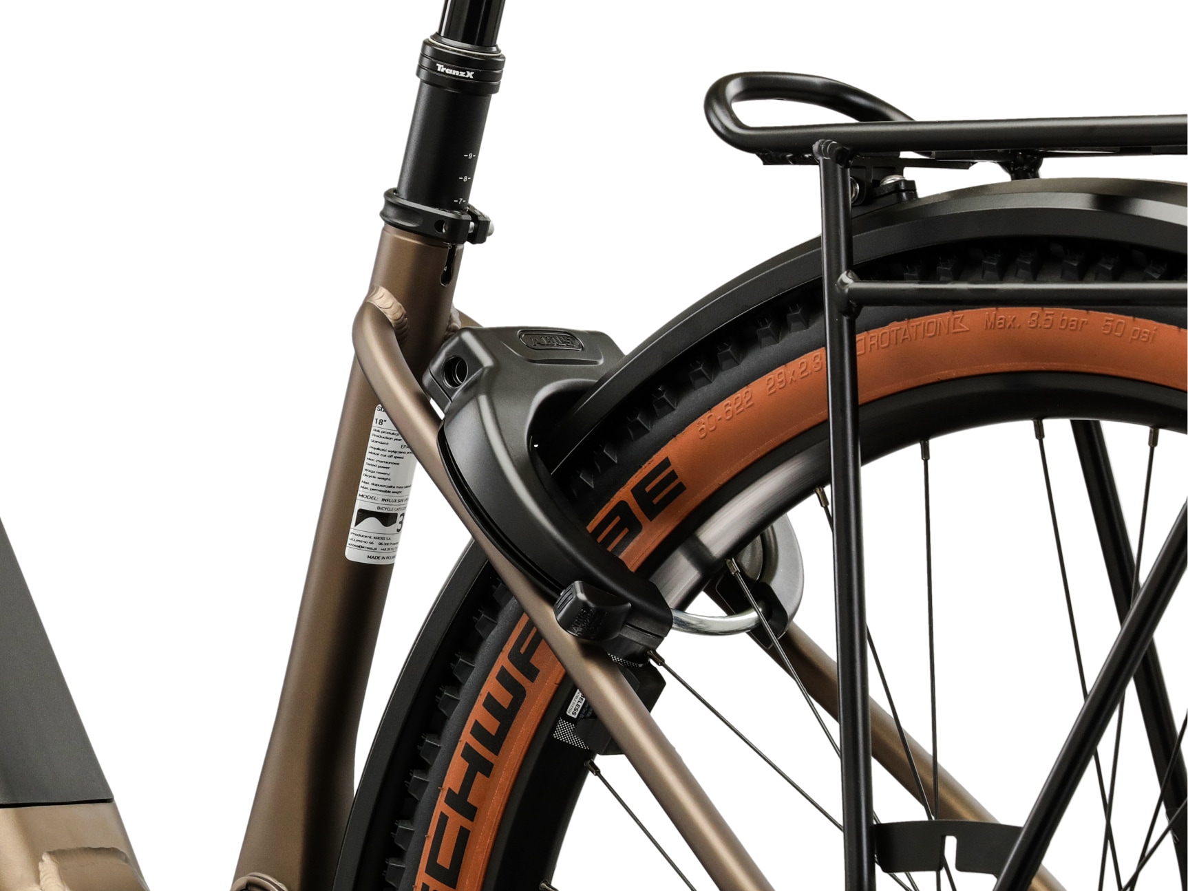 Kross »Influx Hybrid 6.0 21,3Ah / 800 Wh 29 Zoll braun 12 Gänge 2026« 12 Gang SRAM S1000 EAGLE AXS Schaltwerk Kettenschaltung Mittelmotor 250 W