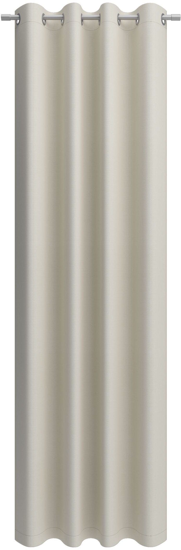 Neutex for you Vorhang "Linessa" Ösen 1 Stk. tlg. Ösenschal mit Metallösen, Breite 137 cm, nach Maß