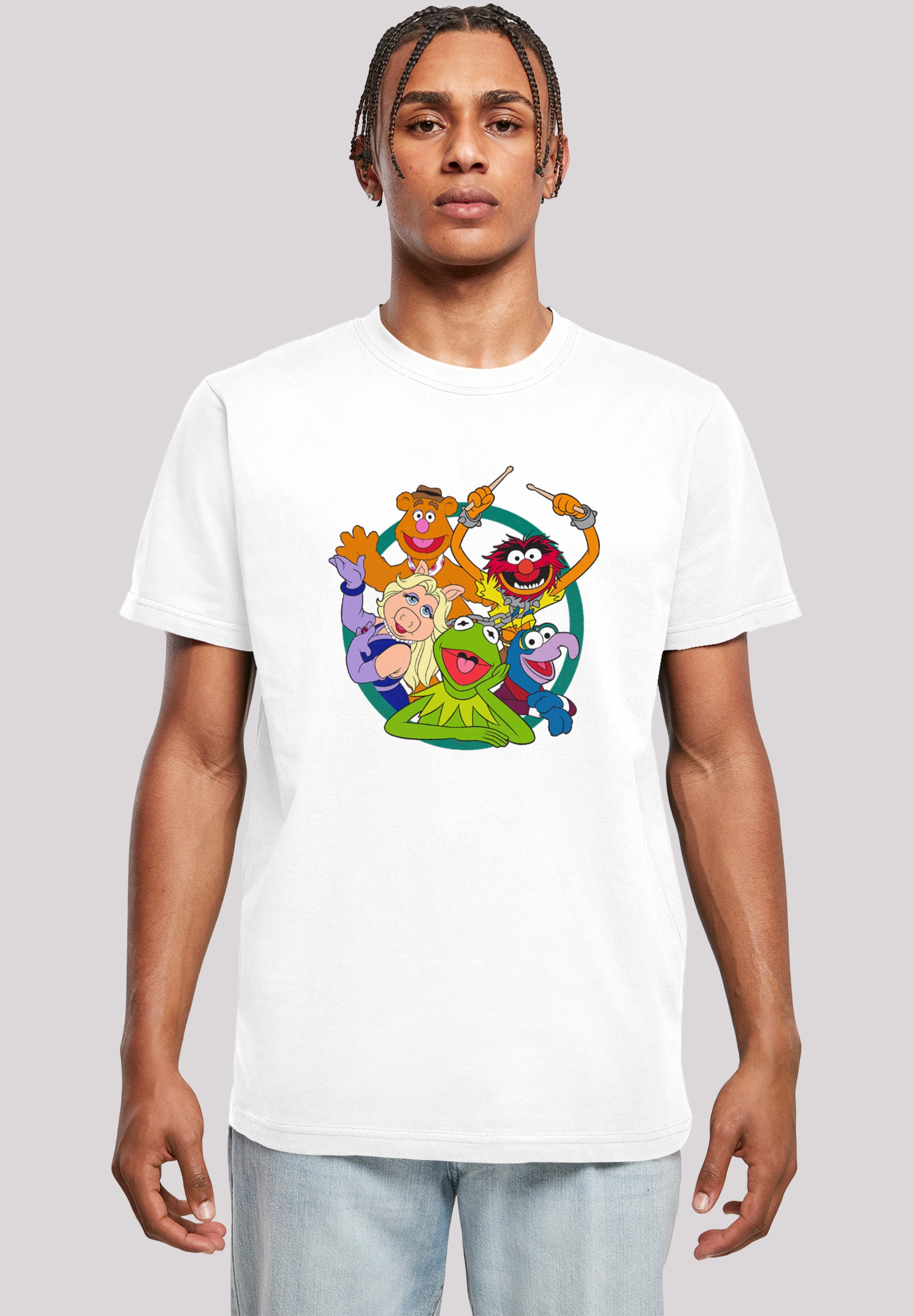 F4NT4STIC T-Shirt "Disney Muppets Group Circle", Herren,Premium Merch,Regul günstig online kaufen