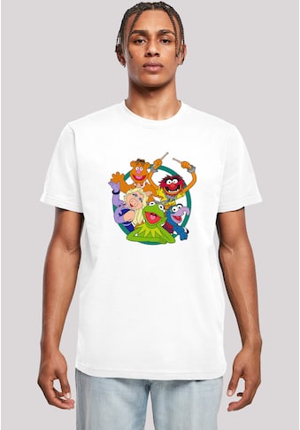 F4NT4STIC Marškinėliai »Disney Muppets Group Cir...