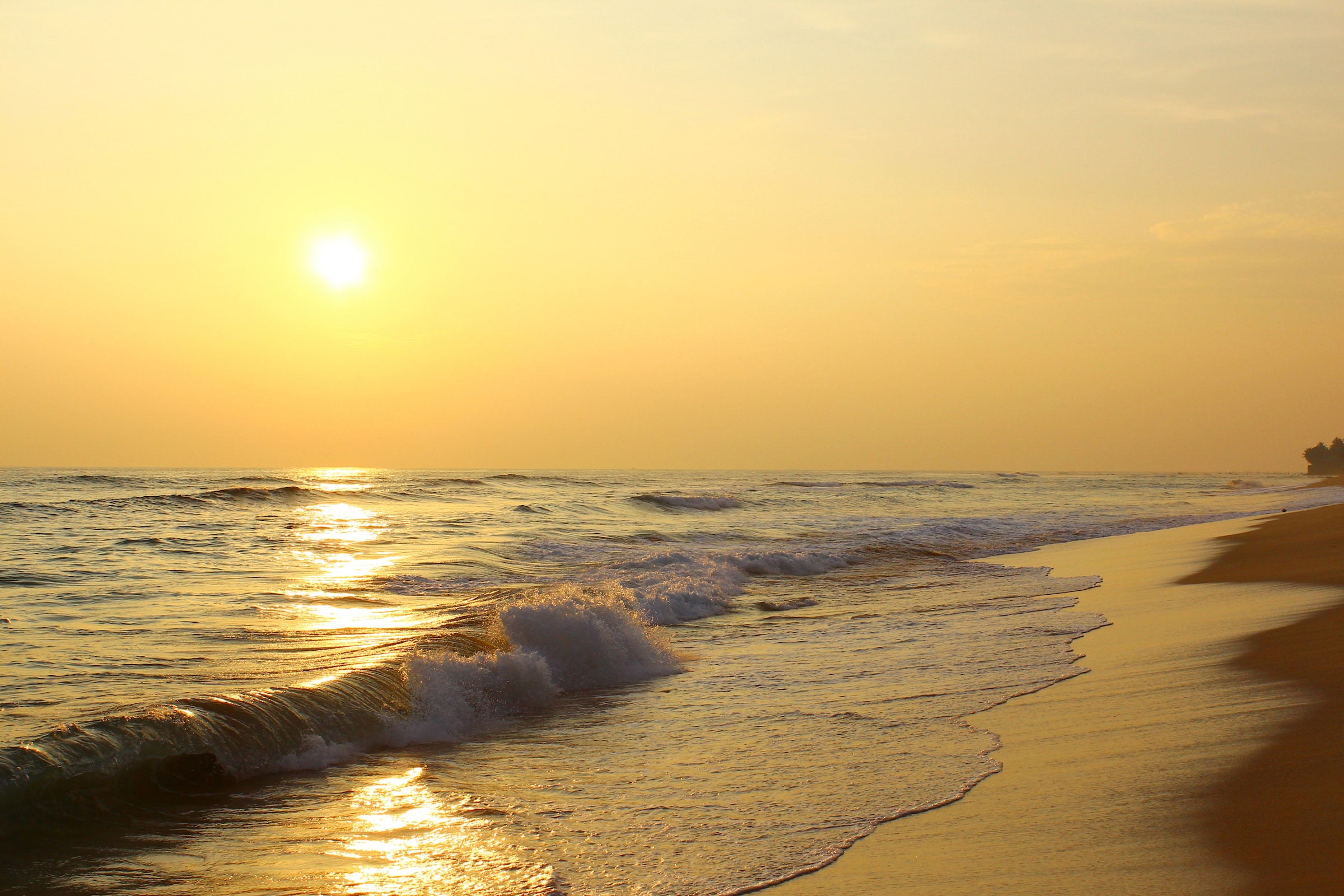 Papermoon Fototapete "Sunset Beach Sri Lanka" glatt