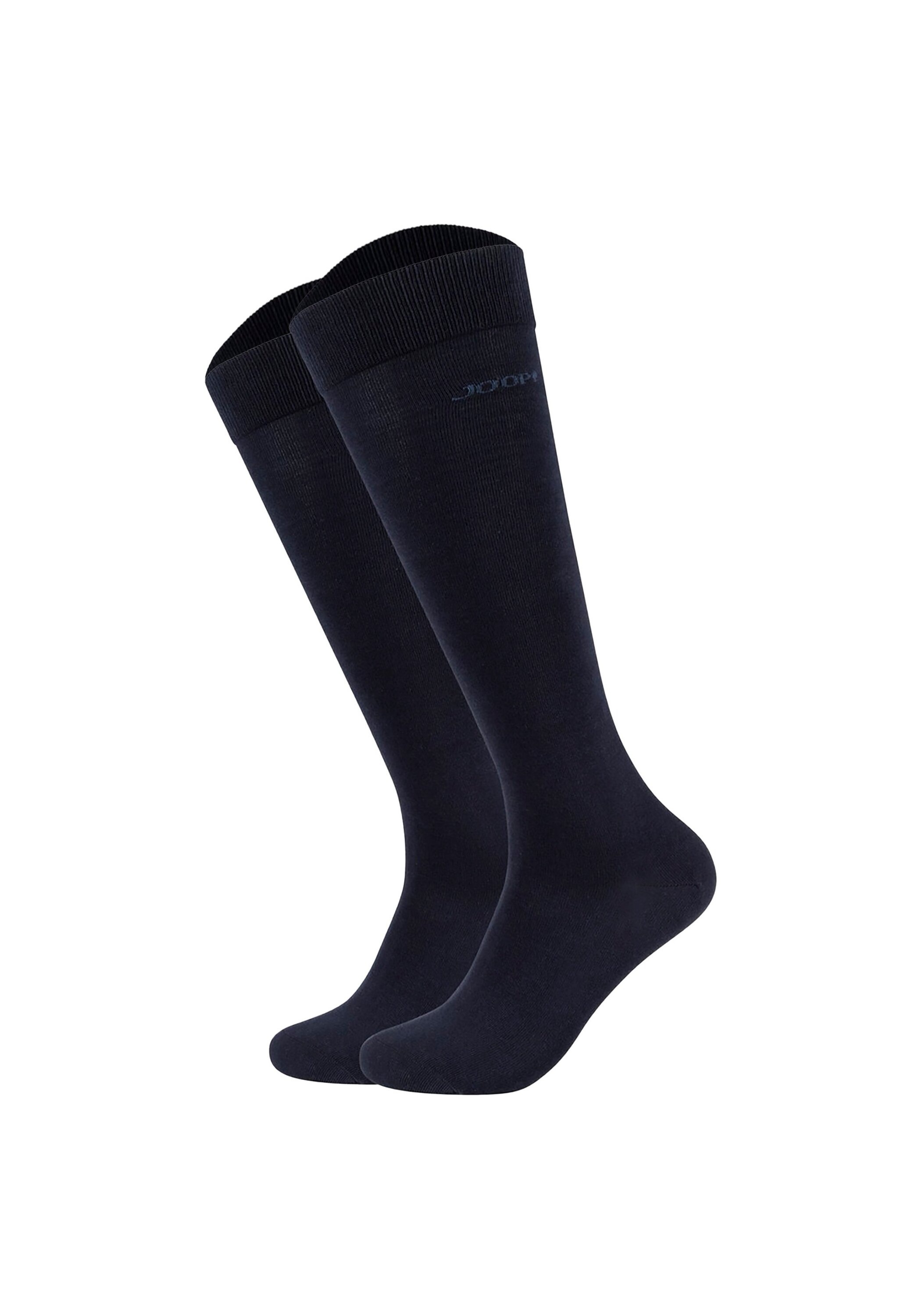 JOOP Kniestrümpfe "Socken Unisex premium essential cotton Knee High 2p 2er Pack"