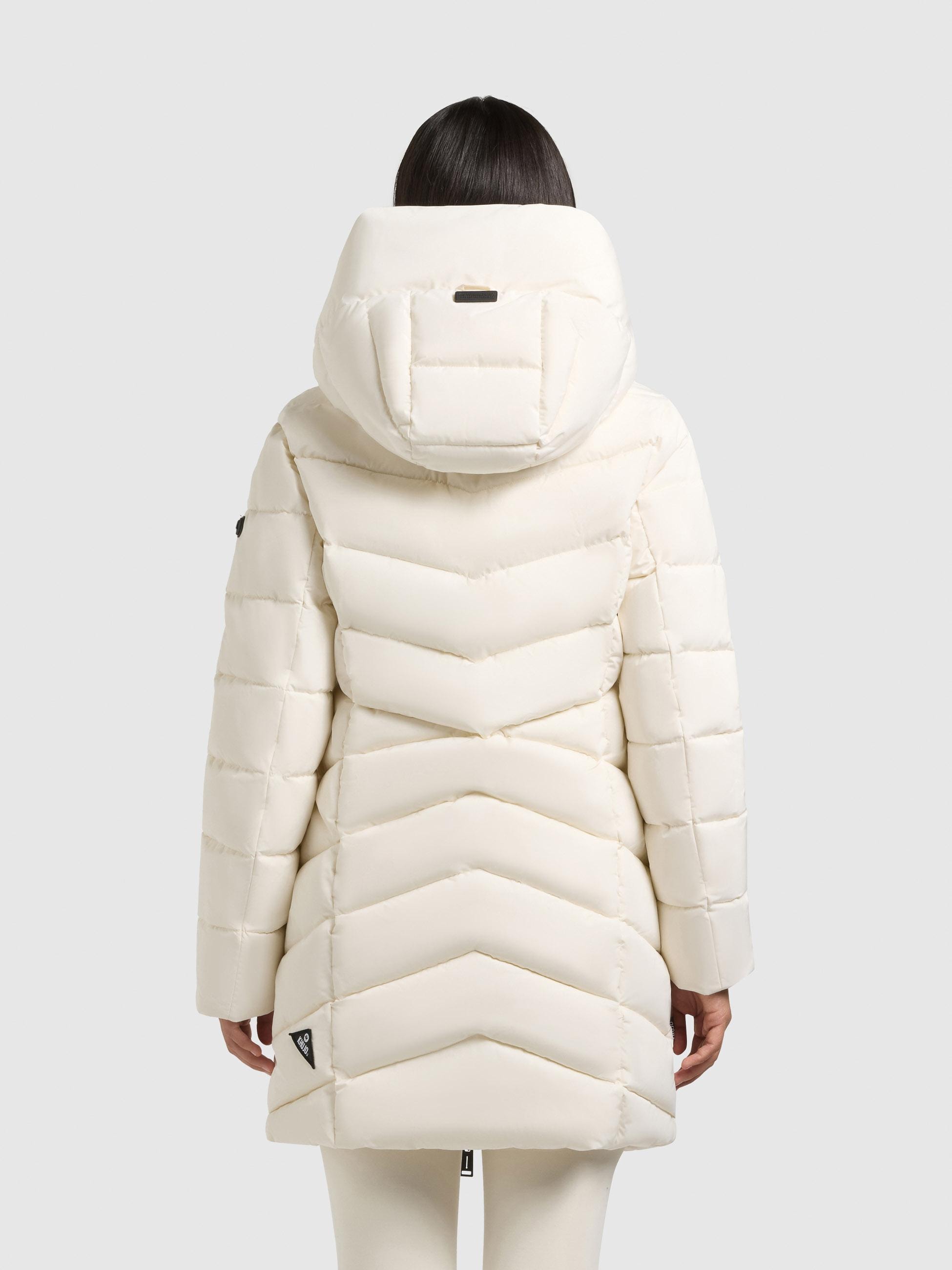 khujo Wintermantel »Dier« Winter Steppmantel mit Inlay und Kapuze