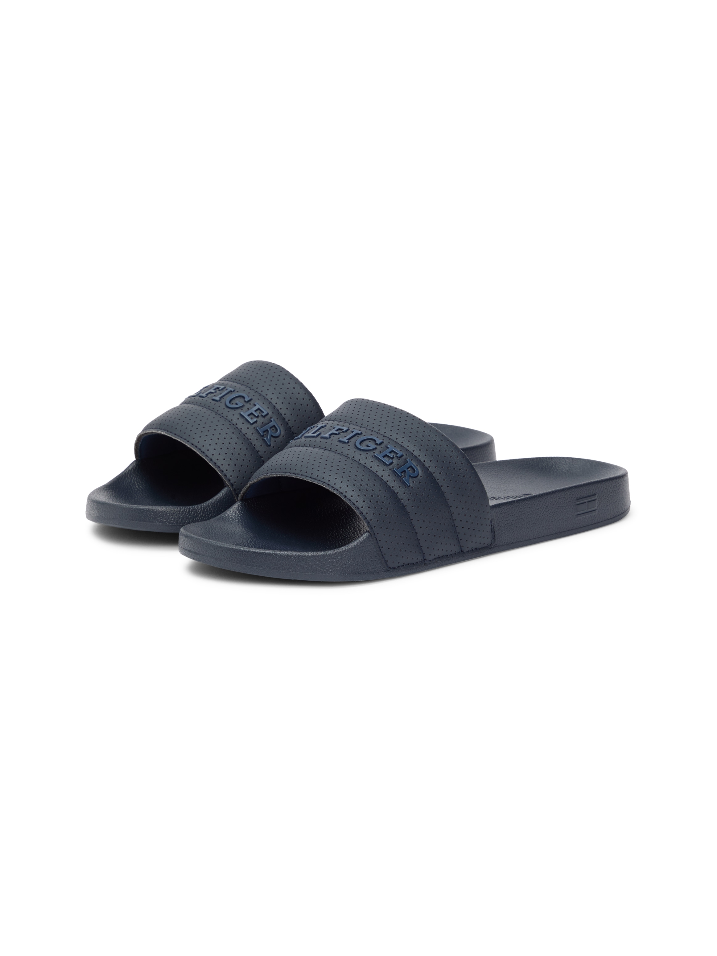 Tommy Hilfiger Pantolette "HILFIGER PAD PERF POOL SLIDE", Sommerschuh, Bade günstig online kaufen