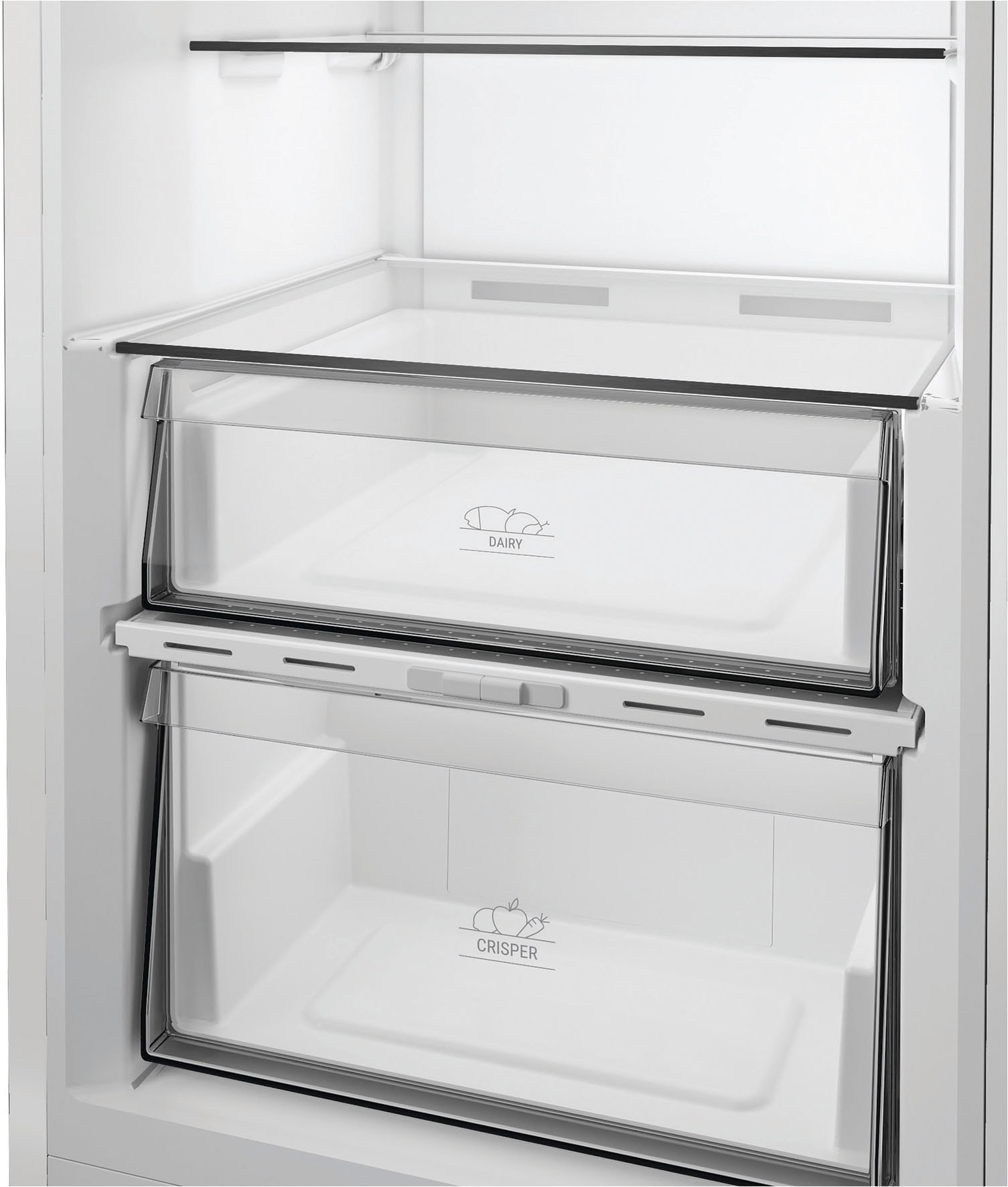 BAUKNECHT Kühlschrank KR 186GD W »KR 186GD W« 186,5 cm hoch 59,7 cm breit SmoothFit - 90°-Türöffnung für mehr Komfort