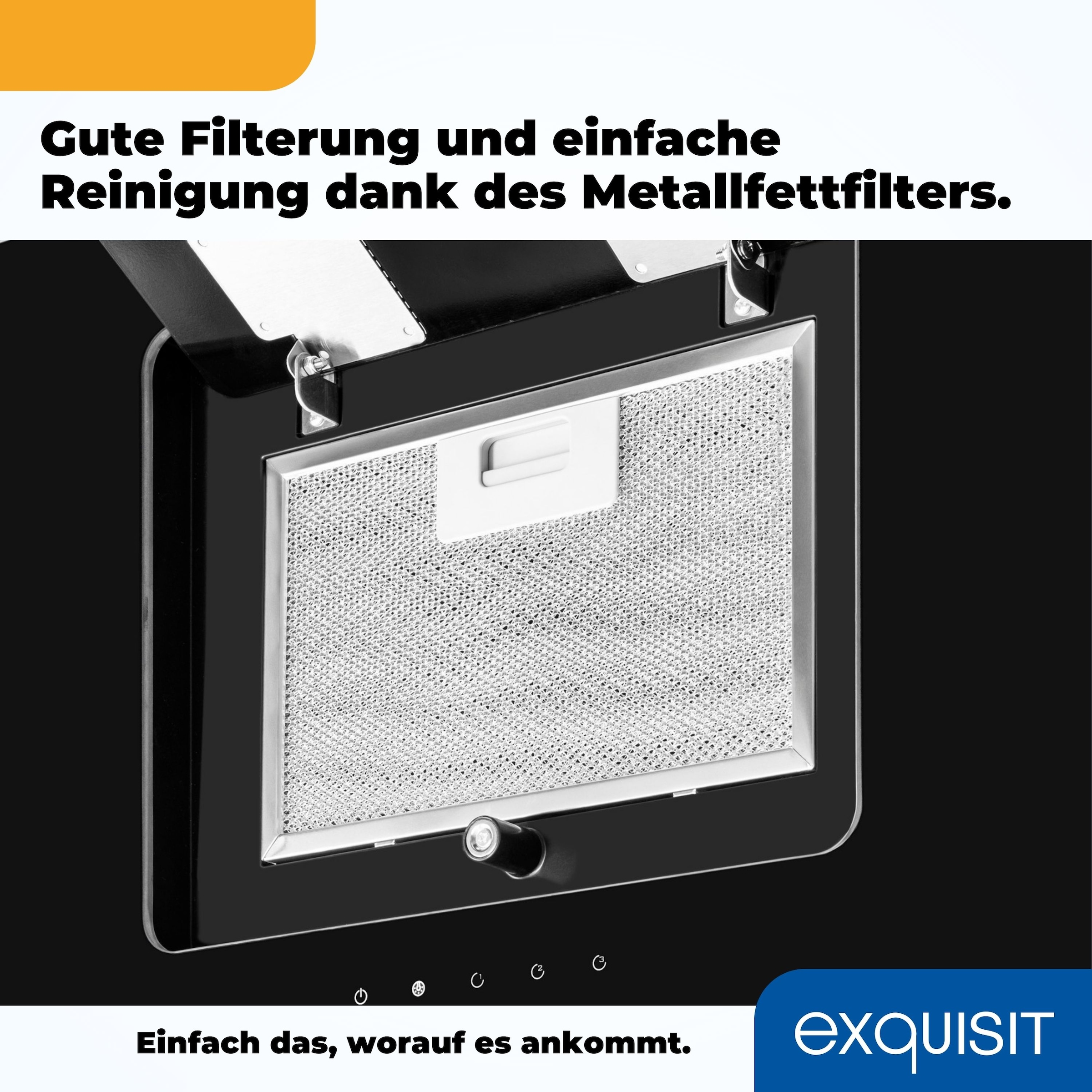 exquisit Kopffreihaube »KFD 60‐9 DUO Inox«