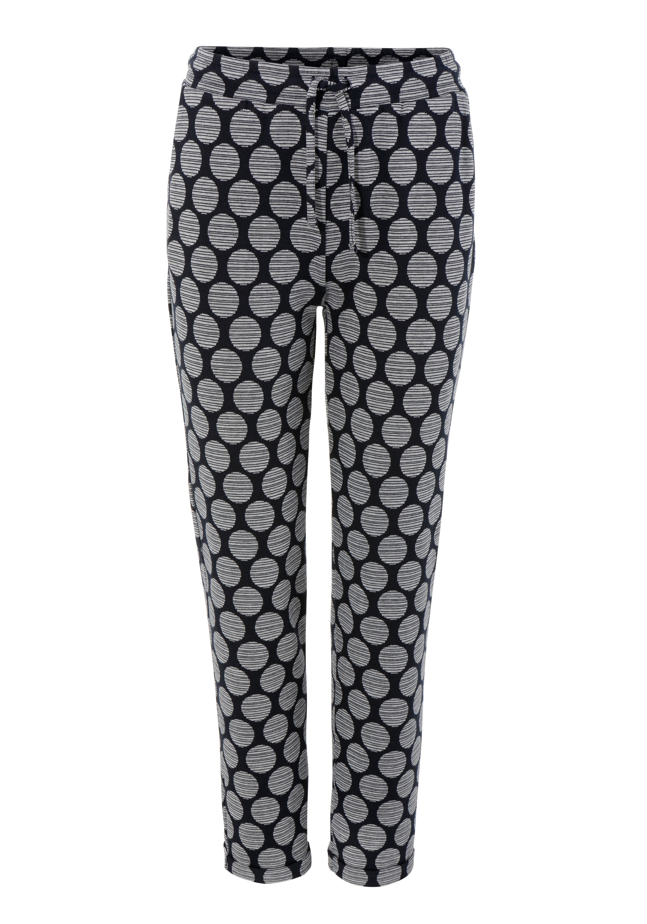 Selected Aniston Women's Pull-On Trousers Grey/Blue Size 40 3