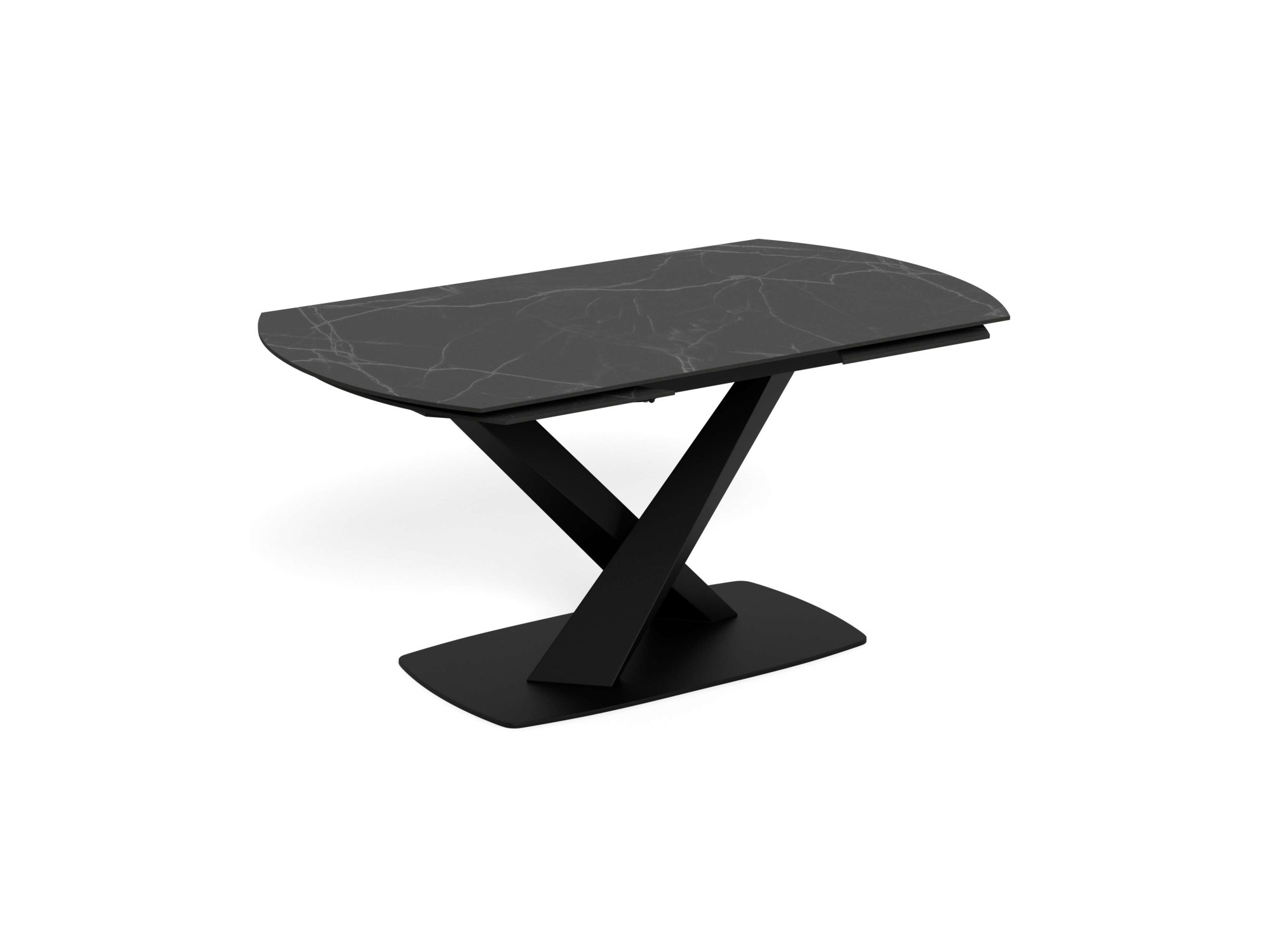 Esstisch ACTONA GROUP, B:240cm H:77cm T:90cmschwarz, matt schwarz, matt schwarz perla, Tische, "Morellla, Speisetisch, Tisch", Esstisch,