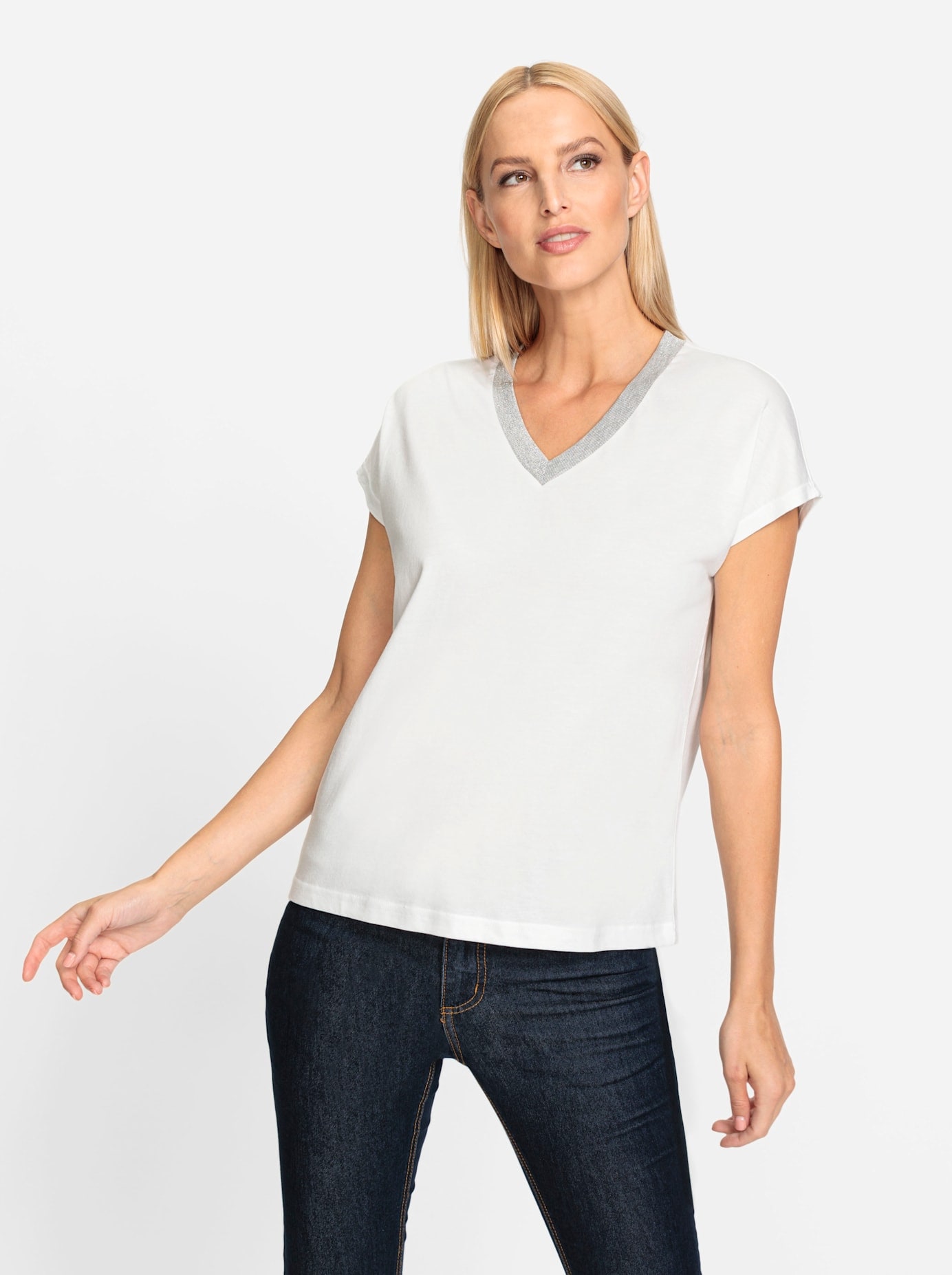 heine V-Shirt "Shirt" 1 Stk. tlg. günstig online kaufen
