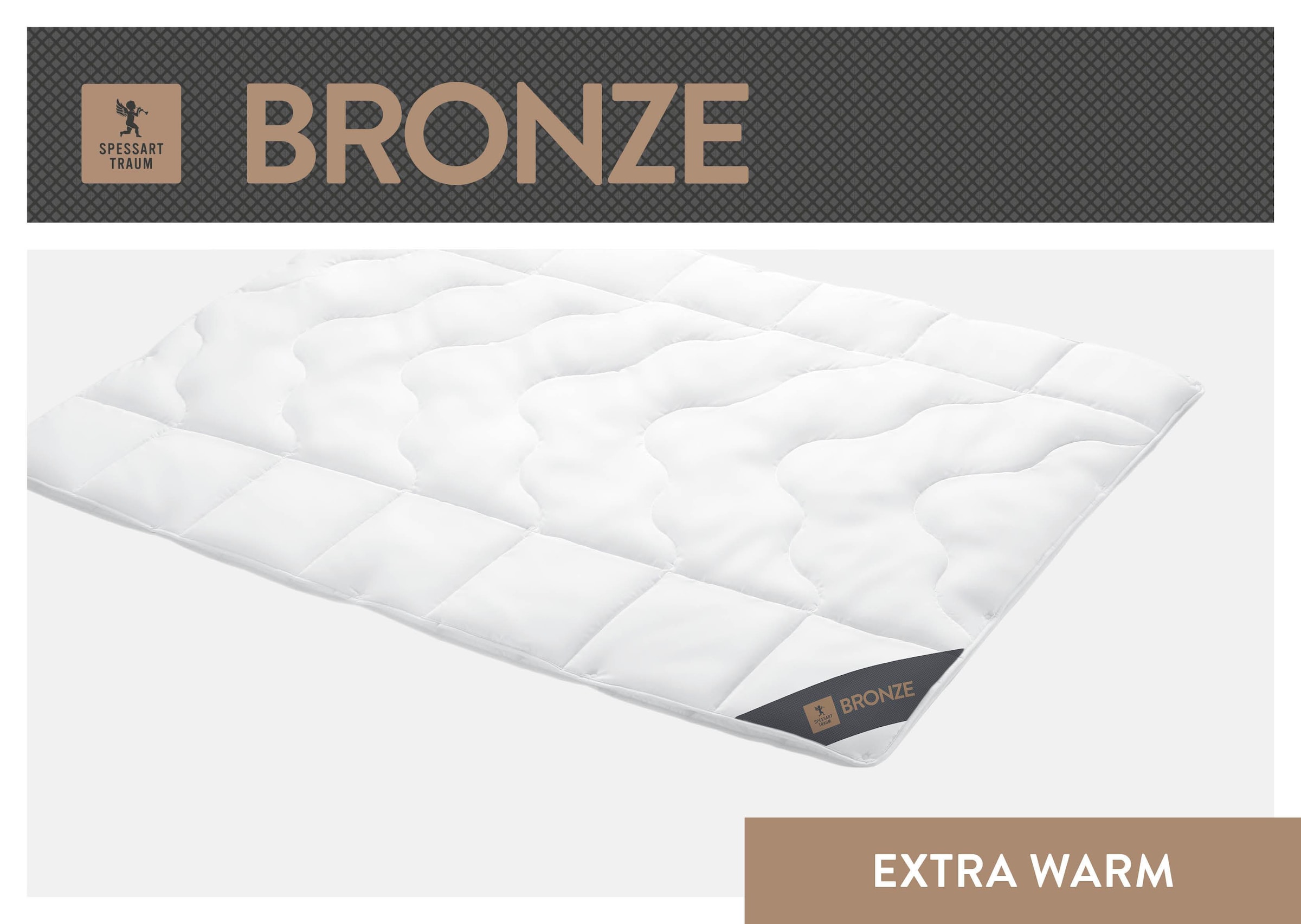 SPESSARTTRAUM Baumwollbettdecke "Bronze" extrawarm 1 Stk. tlg. hergestellt günstig online kaufen