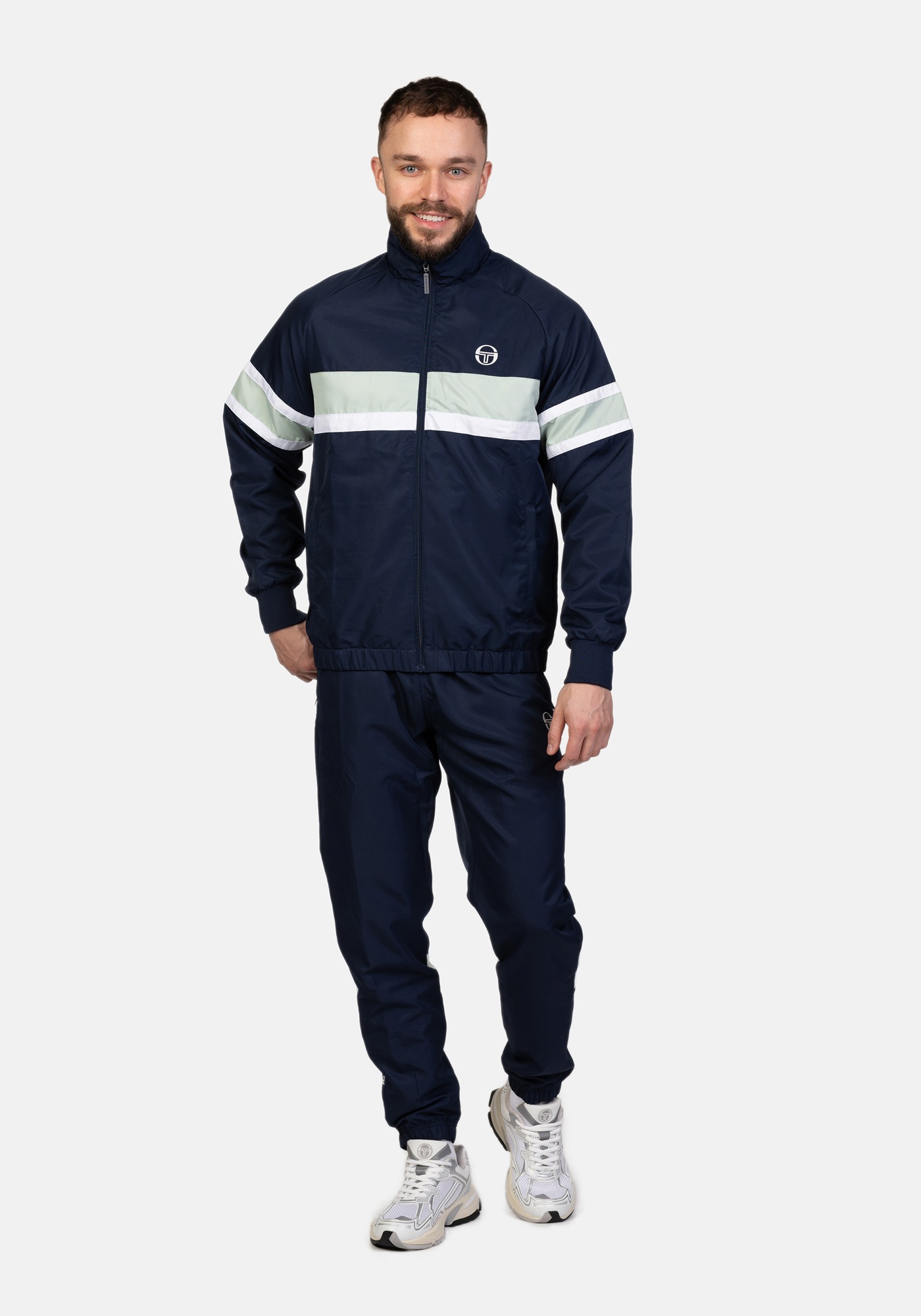 Sergio Tacchini Trainingsanzug »BOARD TRACKSUIT Herren«, Trainingsanzug Herren, Tracksuit, Retro, Outdoor, Jogging, Streetwear