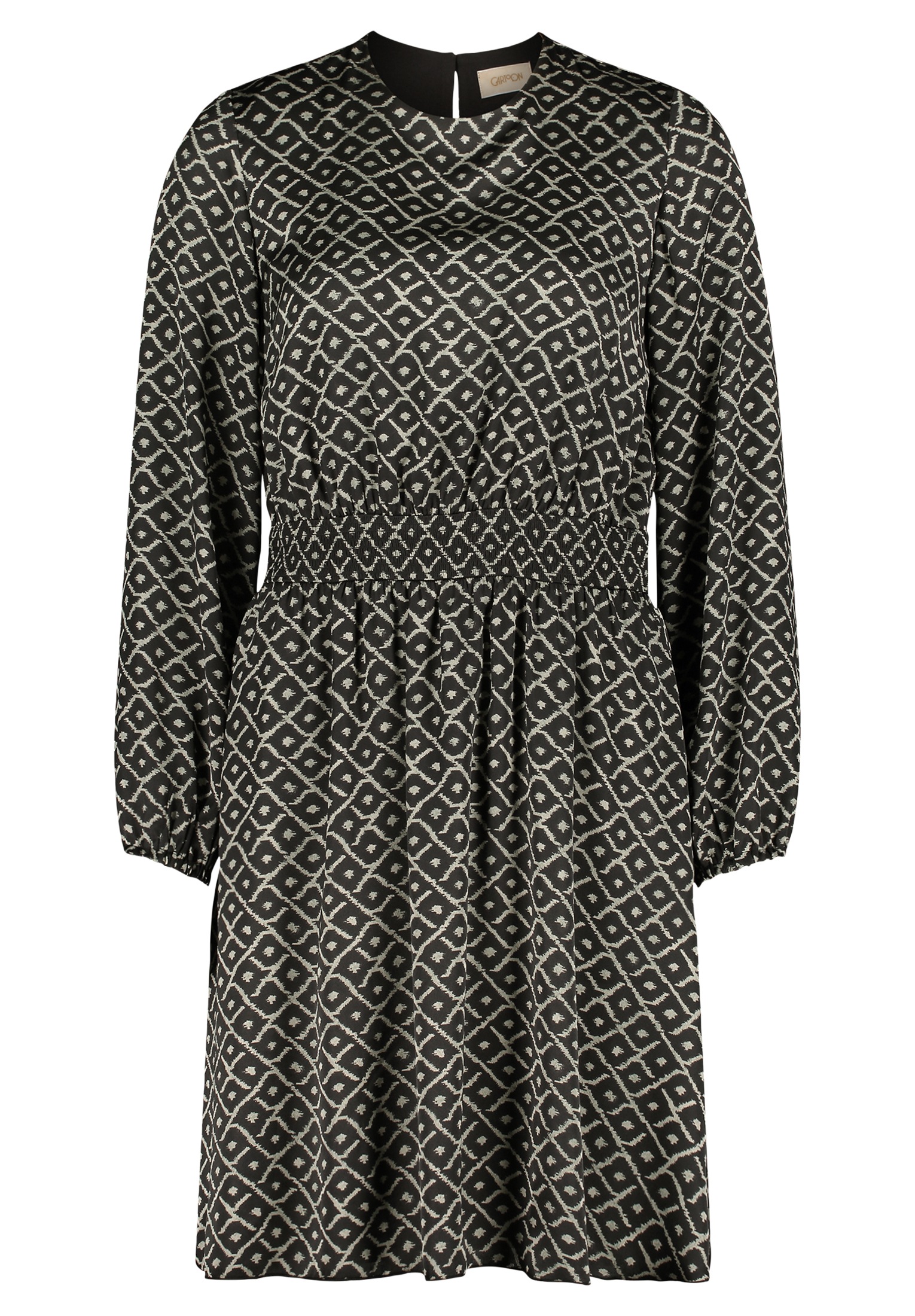 Cartoon Wickelkleid "Damen mit Muster" Ohne Tasche Design günstig online kaufen