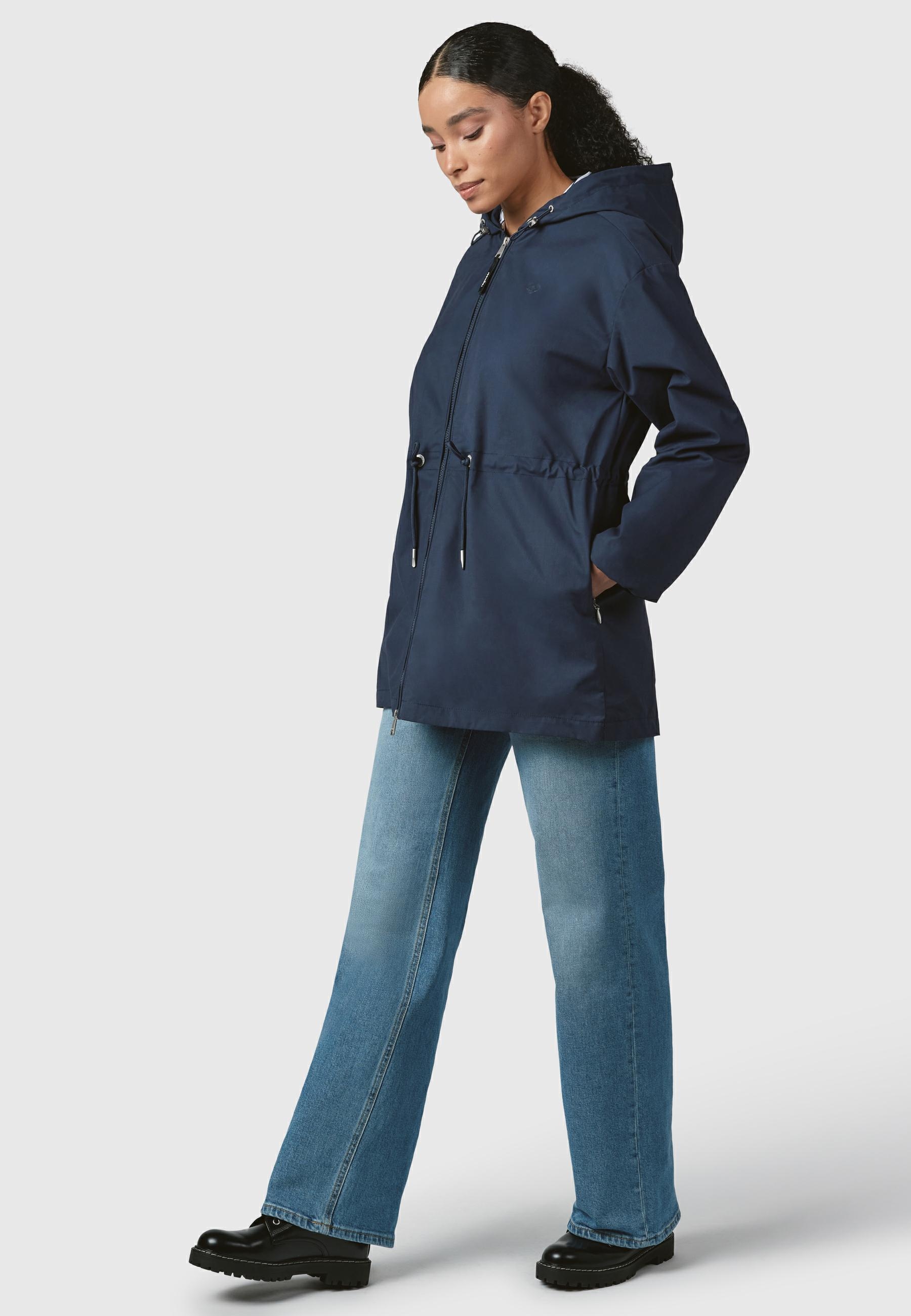 Ragwear Outdoorjacke »Monadissimo B«, mit Kapuze, Leichte Kapuzenjacke mit Taillenzugband