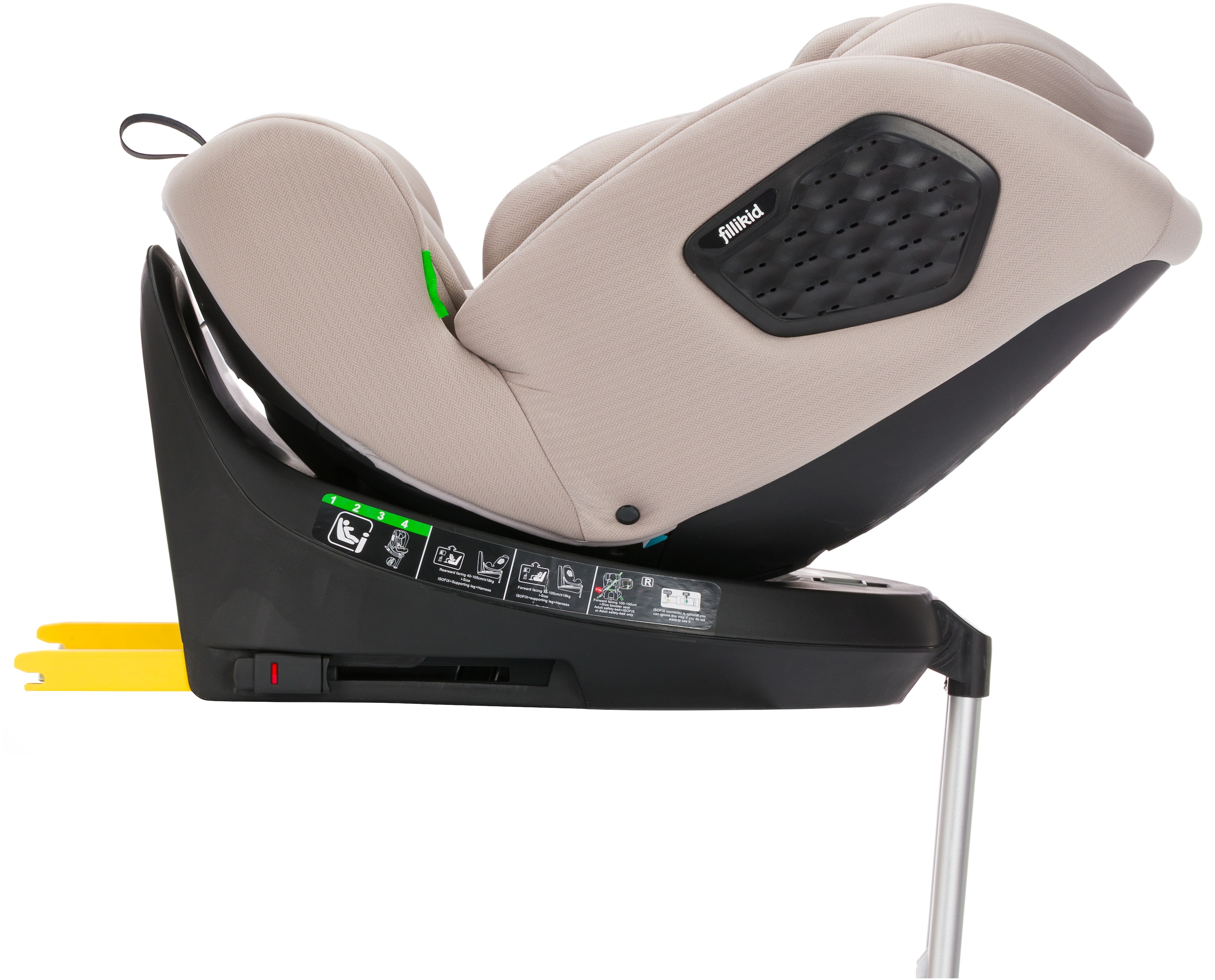 Fillikid Autokindersitz »Aris« 360° drehbar, inkl. Isofix