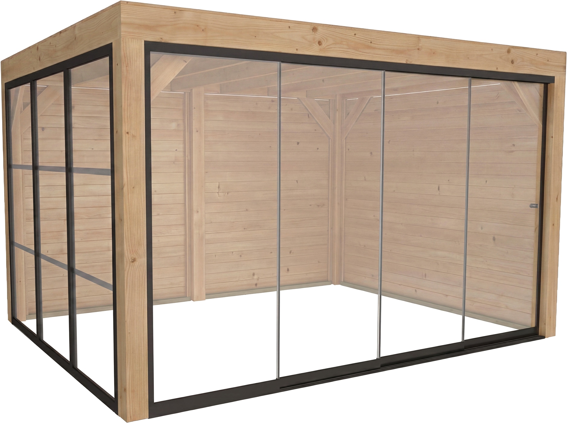 weka Holzpavillon »Lumley Lauben-Set Gr. 2.3« BxTxH: 307x399x245 cm