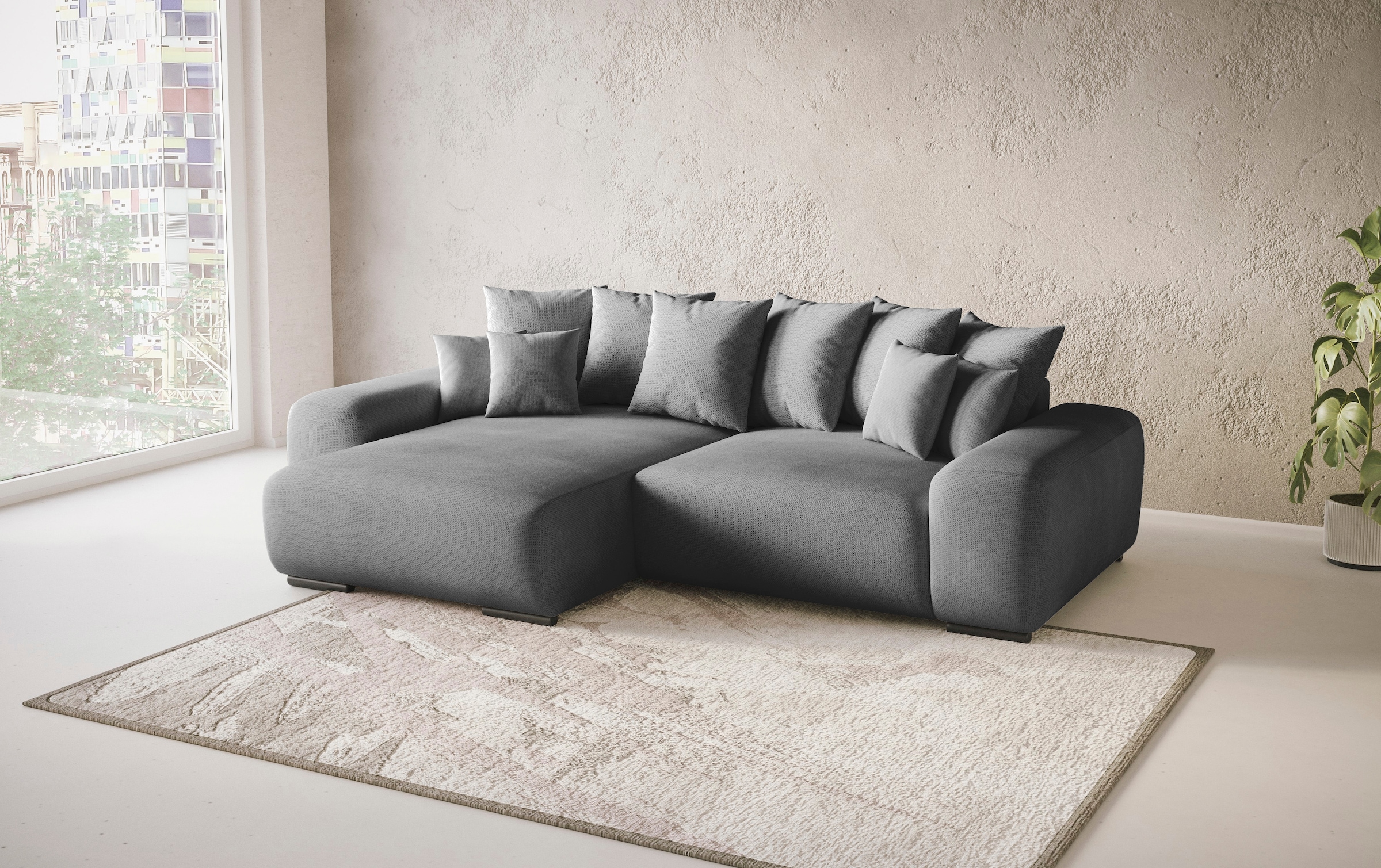 Home affaire Ecksofa "Sundance II, L-Form", mit DuraSpring-Taschenfederkern günstig online kaufen