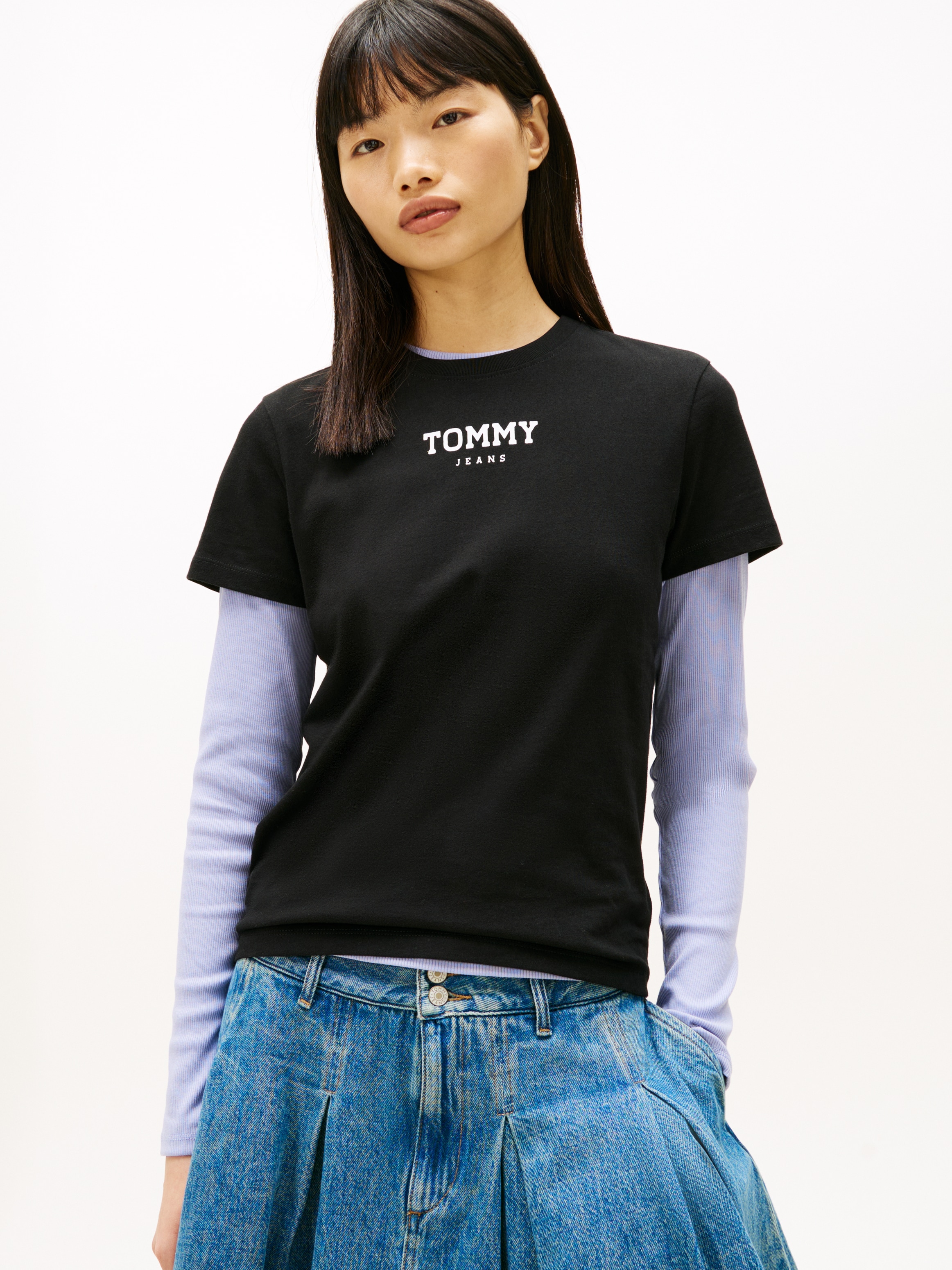 Tommy Jeans Kurzarmshirt "TJW REG ESSENTIAL LOGO 2 TEE EXT" günstig online kaufen